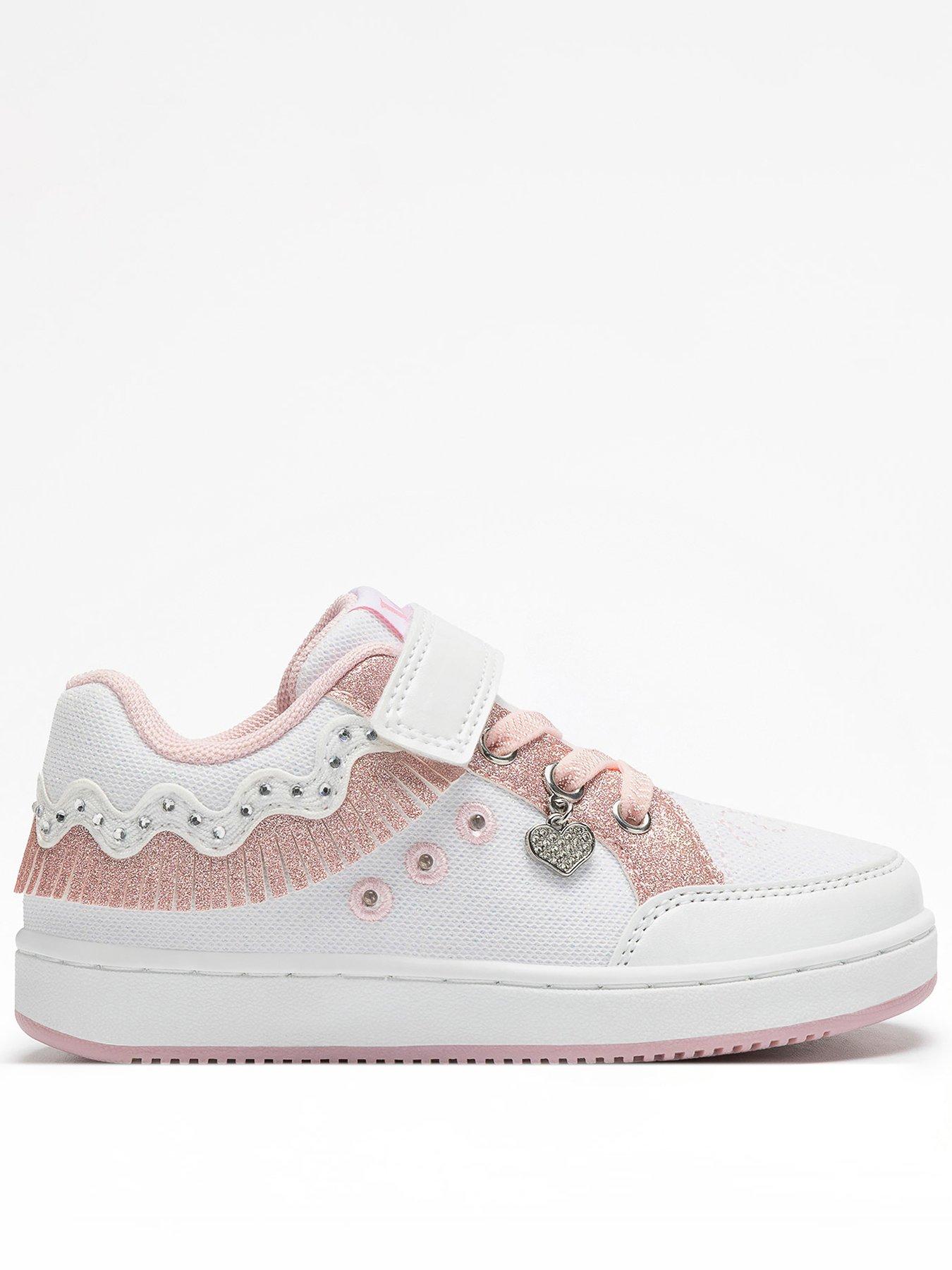 Lelli Kelly Frangetta Mix Scarpa Light-up Trainer - Pink