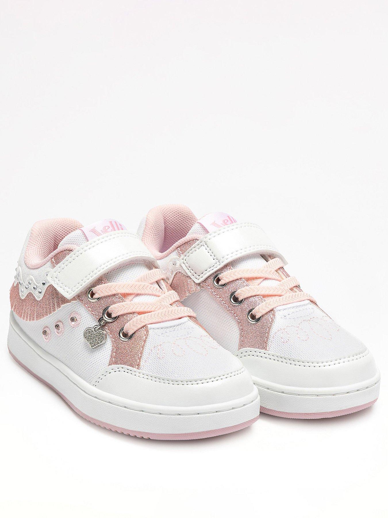 Image 2 of 5 of Lelli Kelly Frangetta Mix Scarpa Light-Up Trainer - Pink