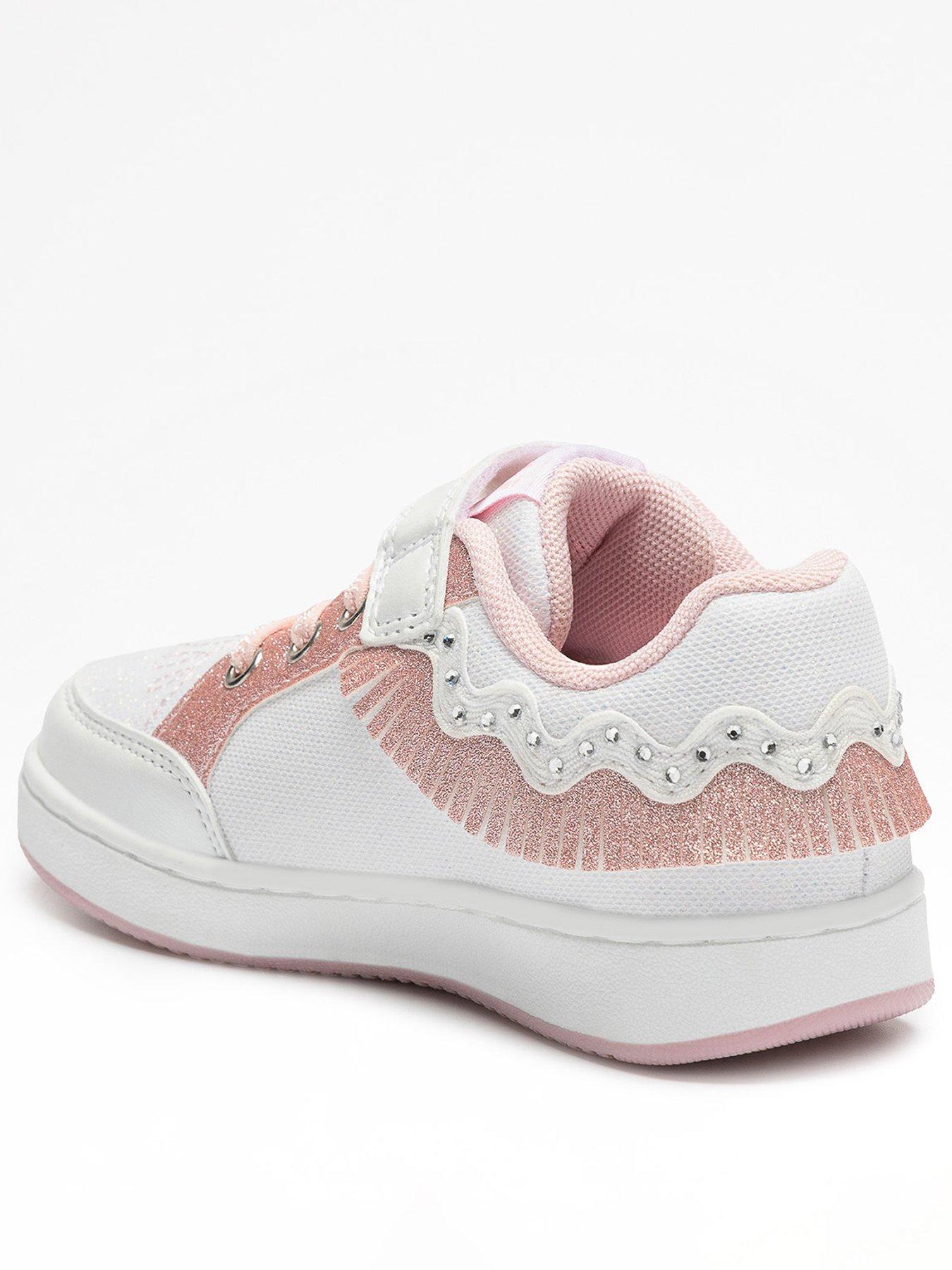 Image 3 of 5 of Lelli Kelly Frangetta Mix Scarpa Light-Up Trainer - Pink