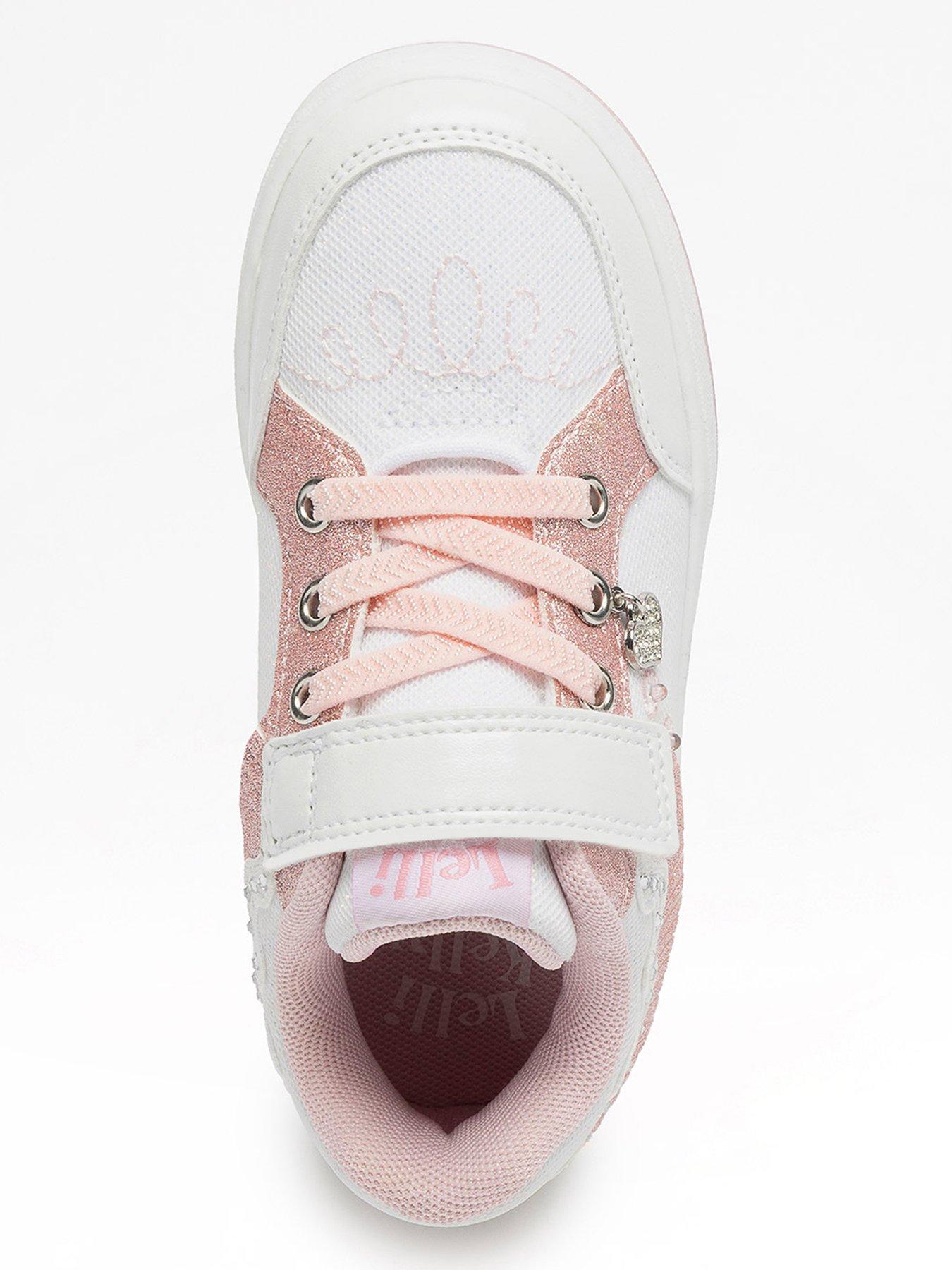 Image 4 of 5 of Lelli Kelly Frangetta Mix Scarpa Light-Up Trainer - Pink