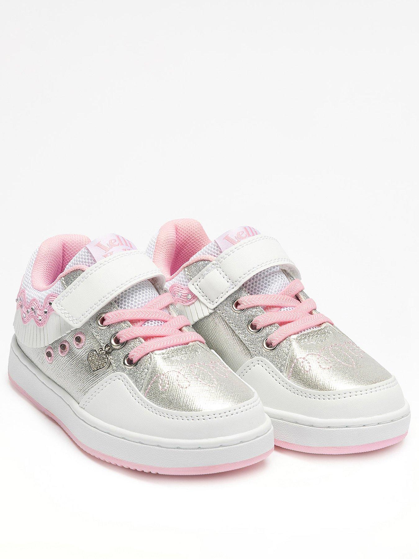  image of lelli-kelly-frangetta-mix-scarpa-light-up-trainer-silver