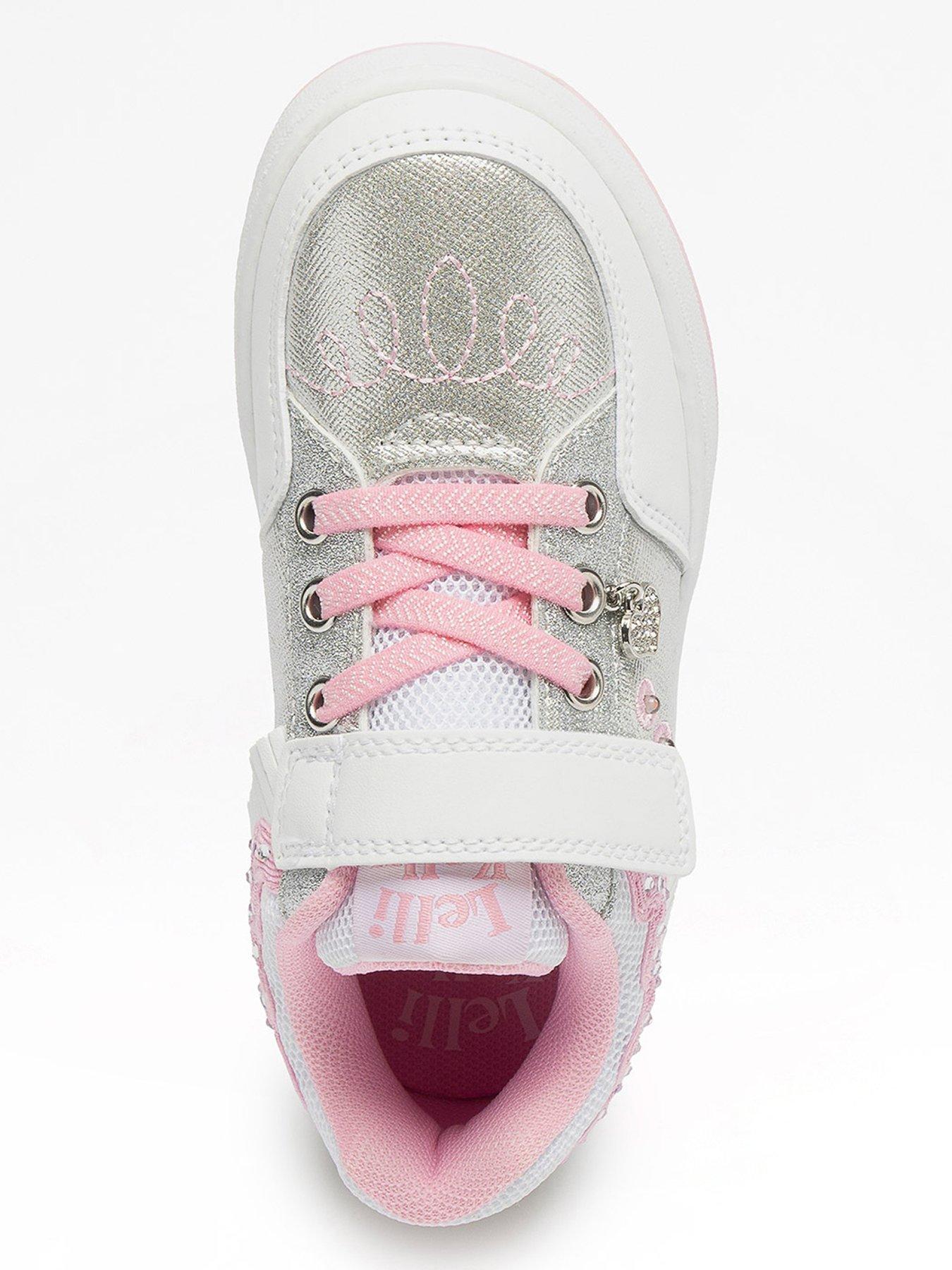 image of lelli-kelly-frangetta-mix-scarpa-light-up-trainer-silver