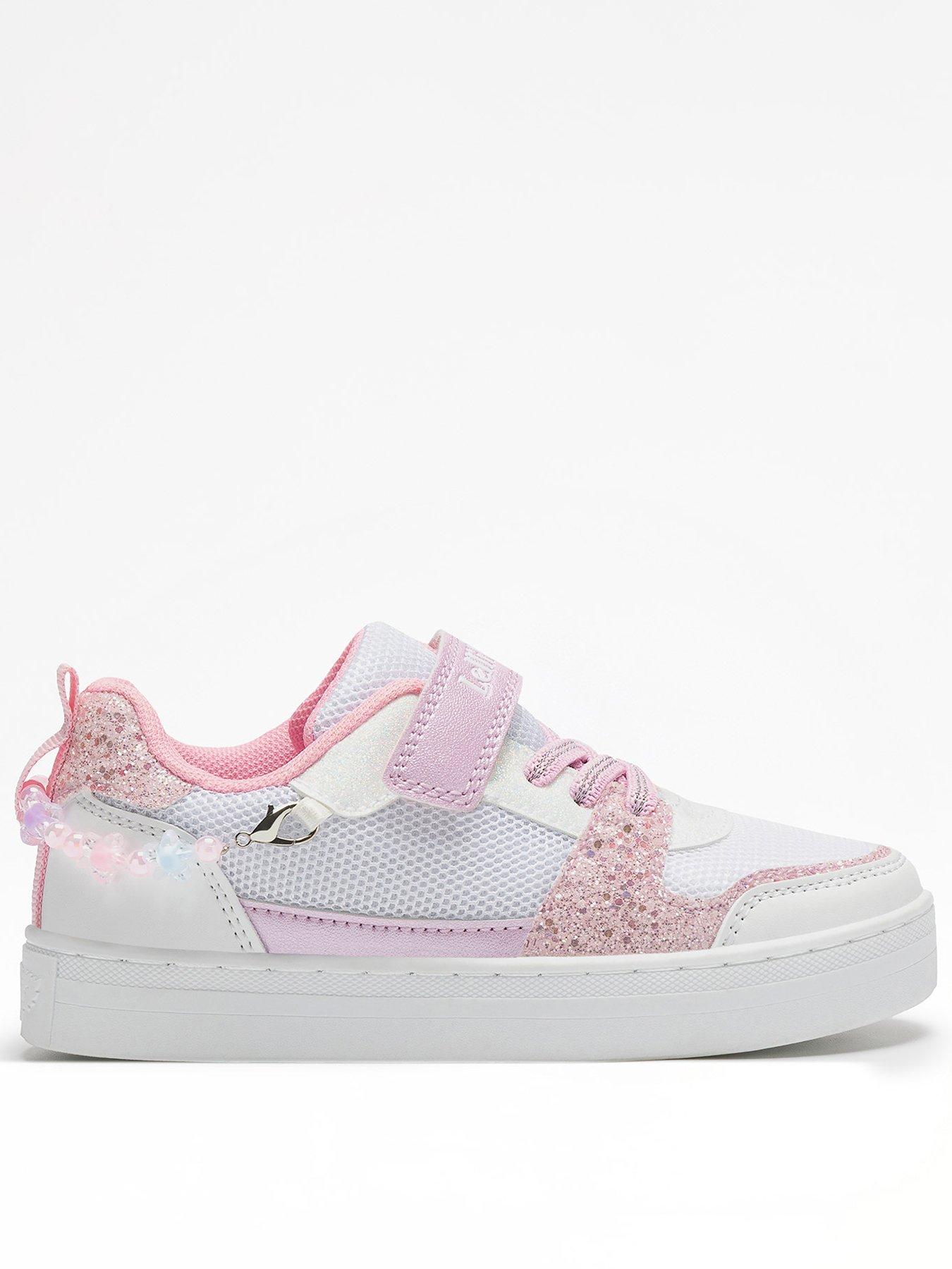  image of lelli-kelly-gioello-scrapa-velcro-strap-trainer-white