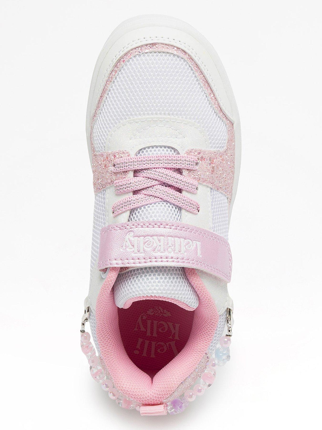  image of lelli-kelly-gioello-scrapa-velcro-strap-trainer-white