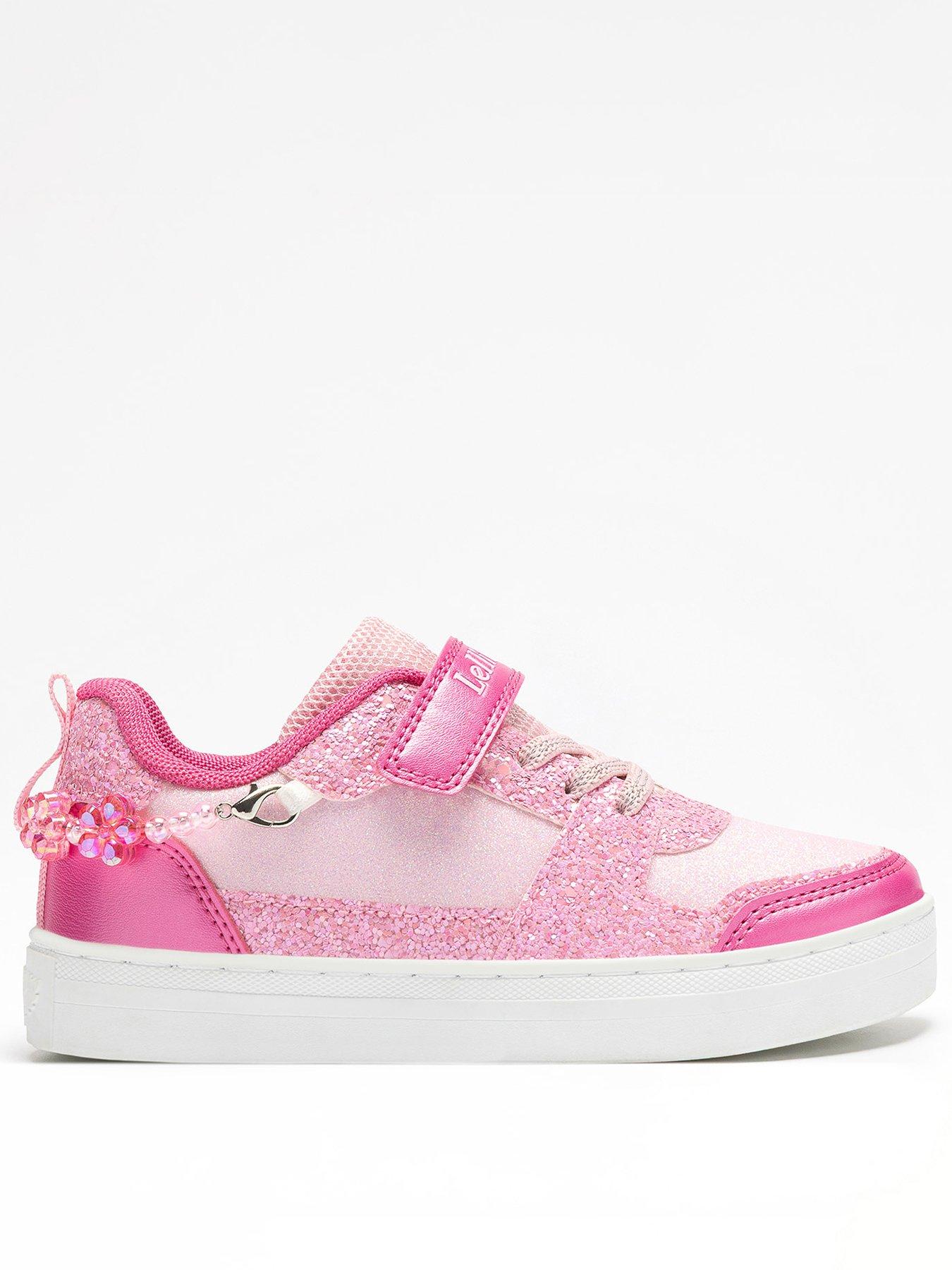 Lelli Kelly Gioello Scrapa Velcro Strap Trainer - Pink