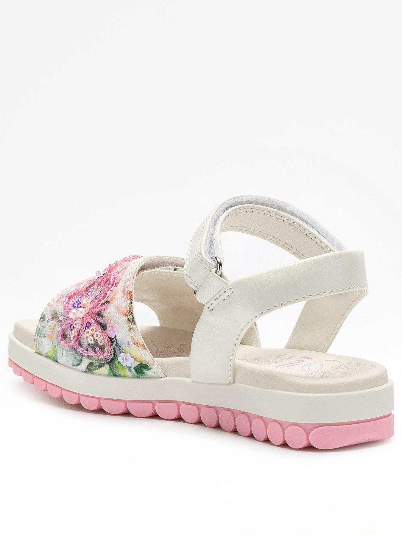  image of lelli-kelly-serena-beaded-sandal-white