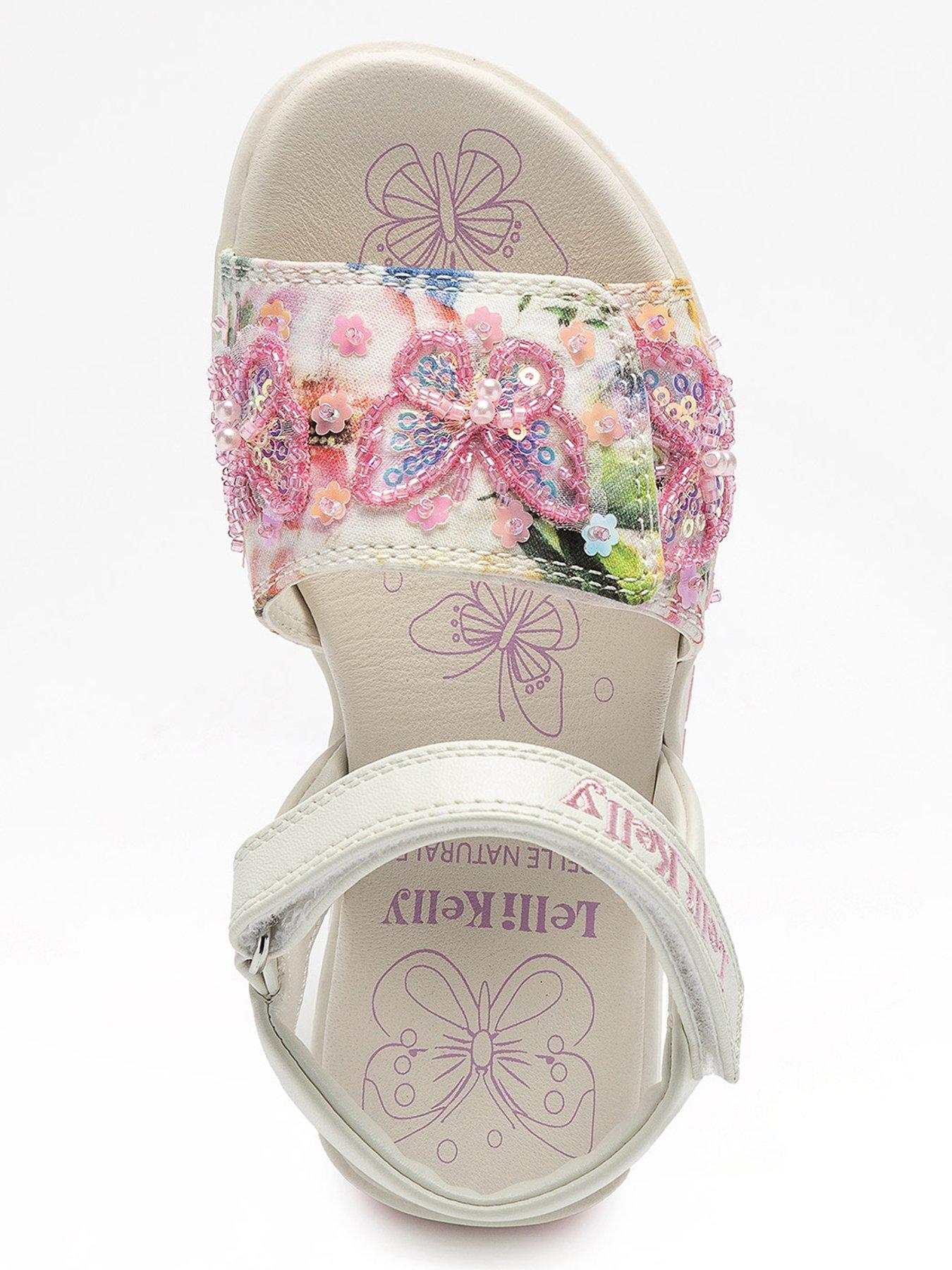  image of lelli-kelly-serena-beaded-sandal-white