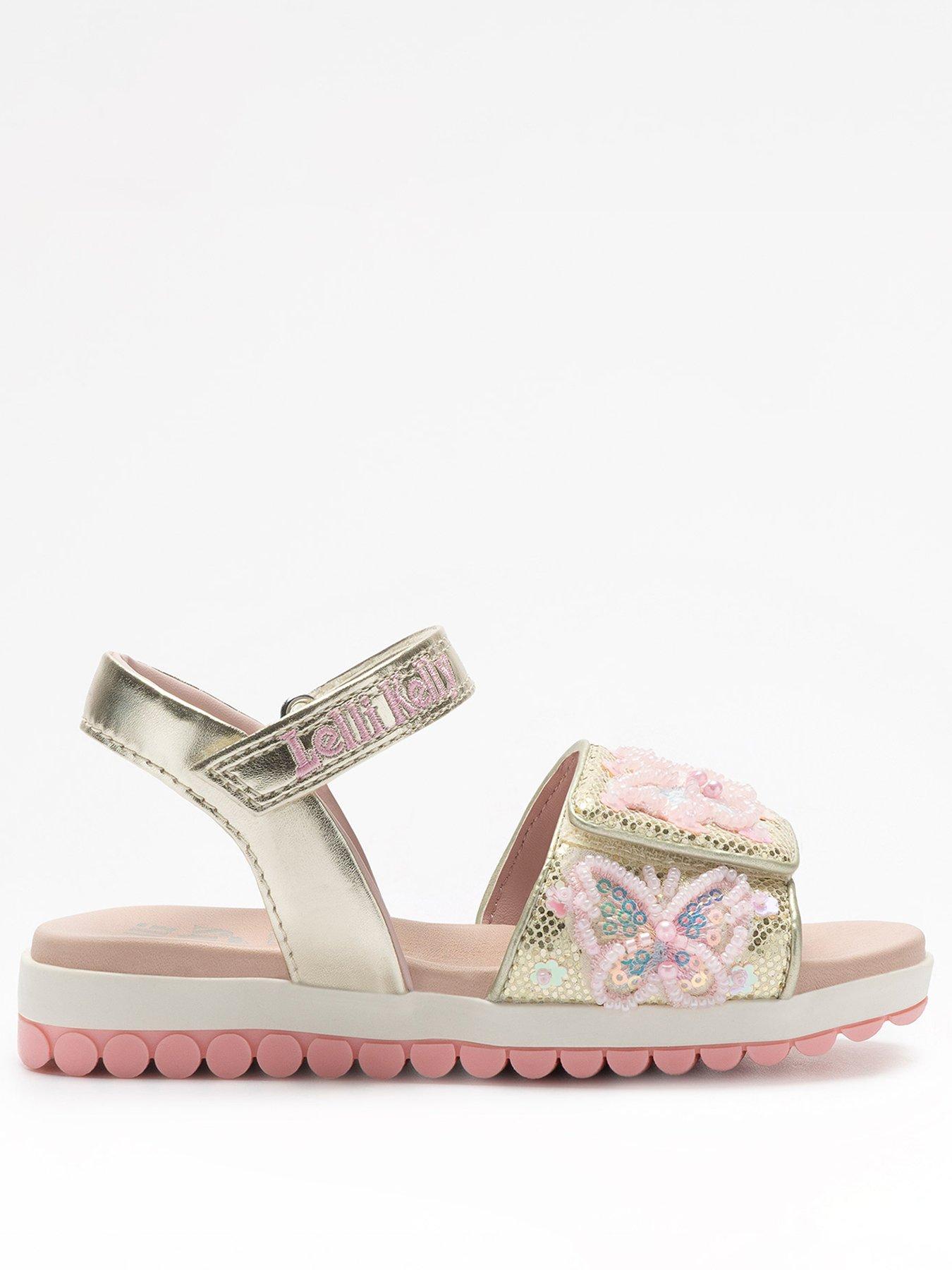  image of lelli-kelly-emerald-metallic-beaded-sandal-gold