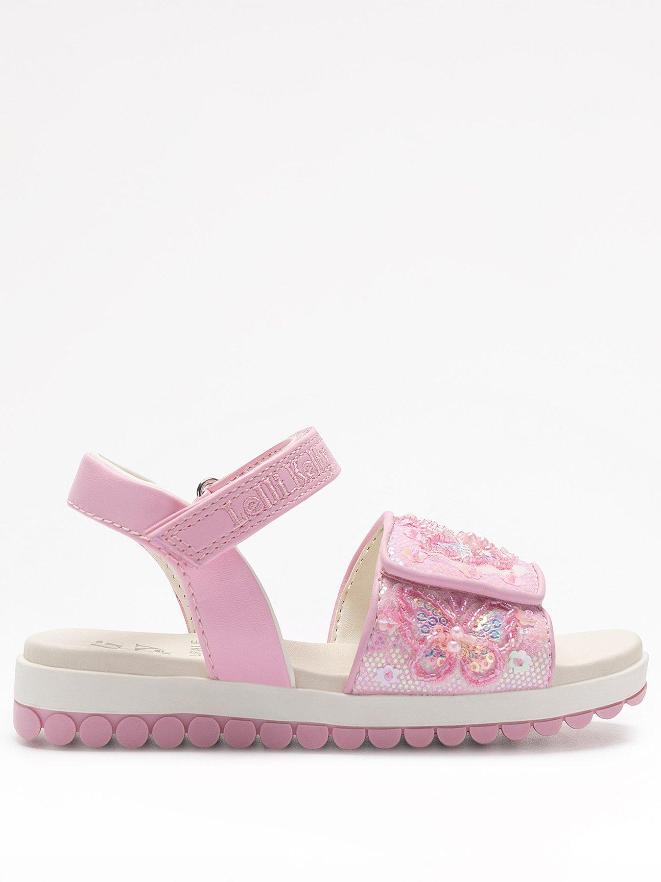stillFront image of lelli-kelly-emerald-beaded-sandal-pink