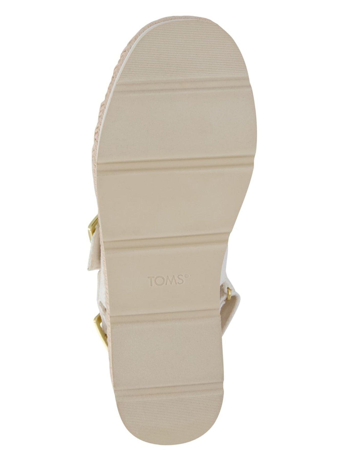 Image 5 of 5 of TOMS Giana Platform Sandals - White