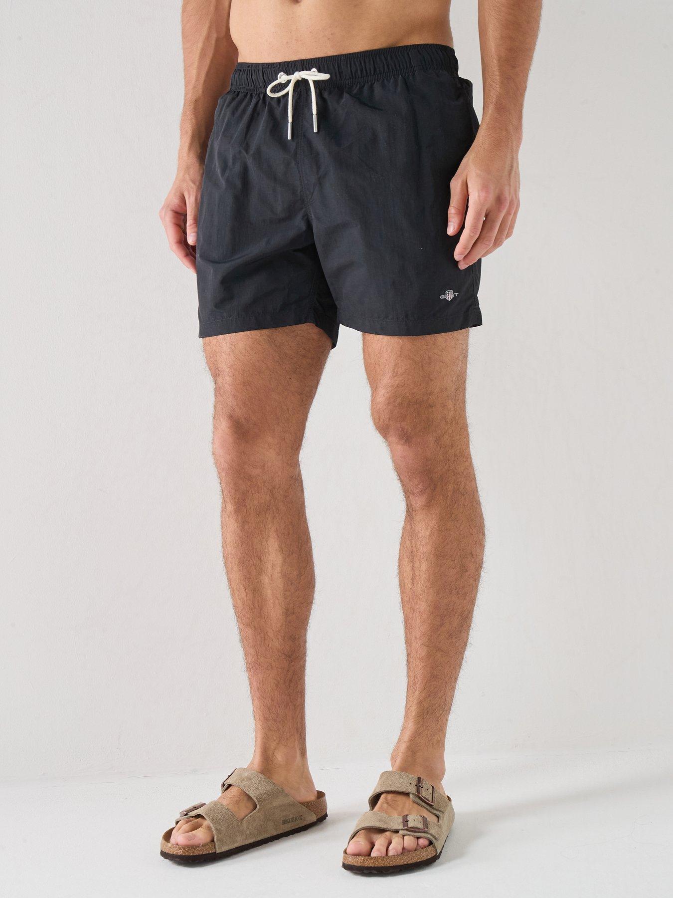 GANT Logo Swim Shorts - Black