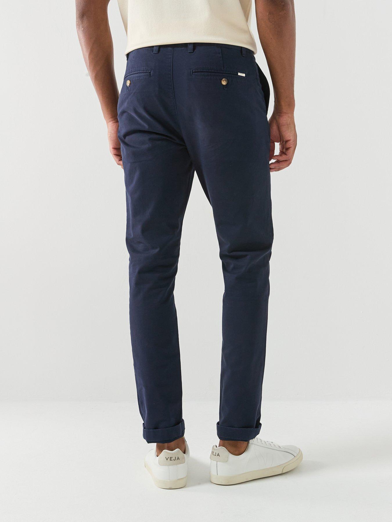 Image 2 of 5 of GANT Classic Slim Fit Chinos - Navy
