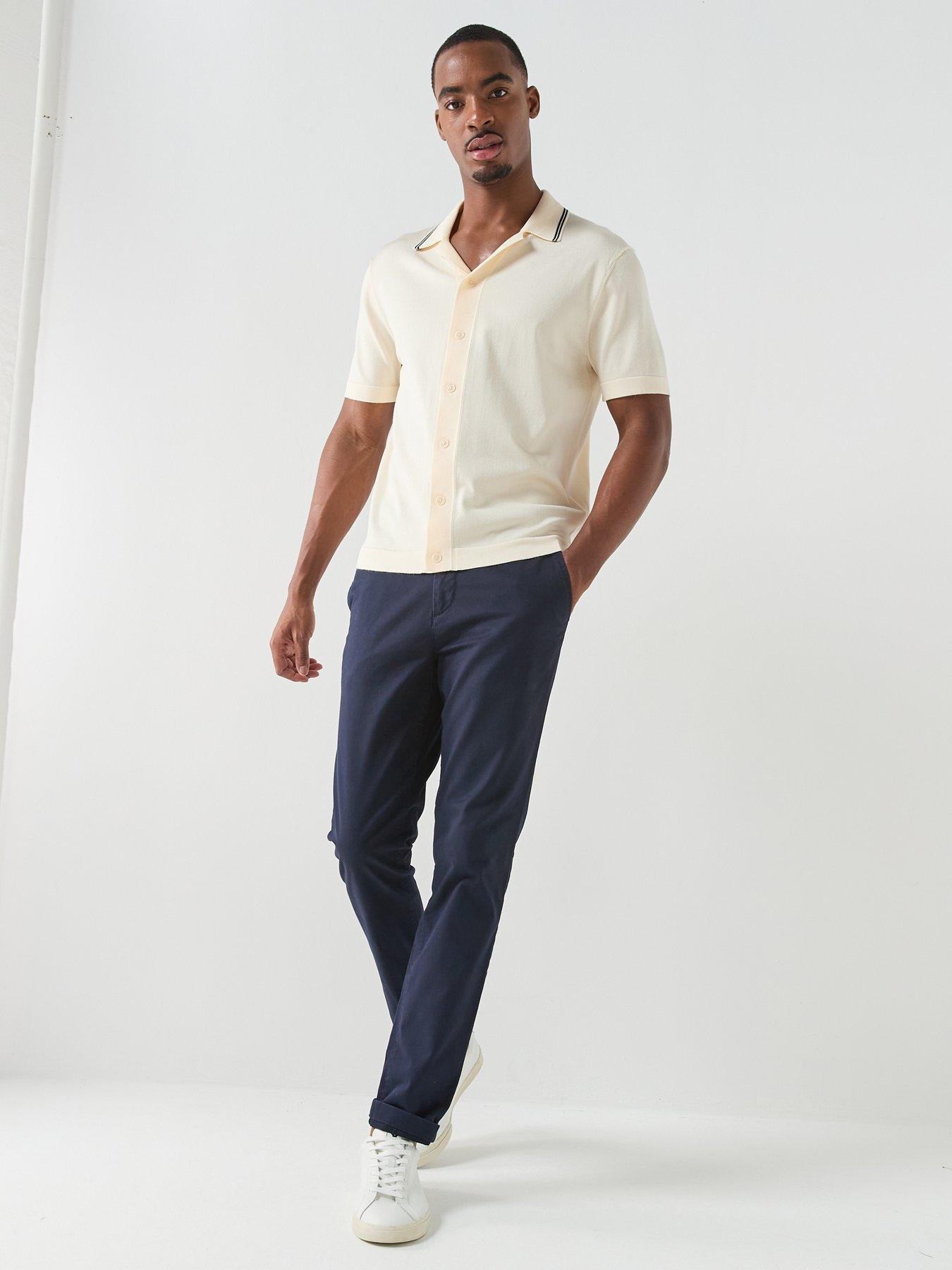  image of gant-classic-slim-fit-chinos-navy