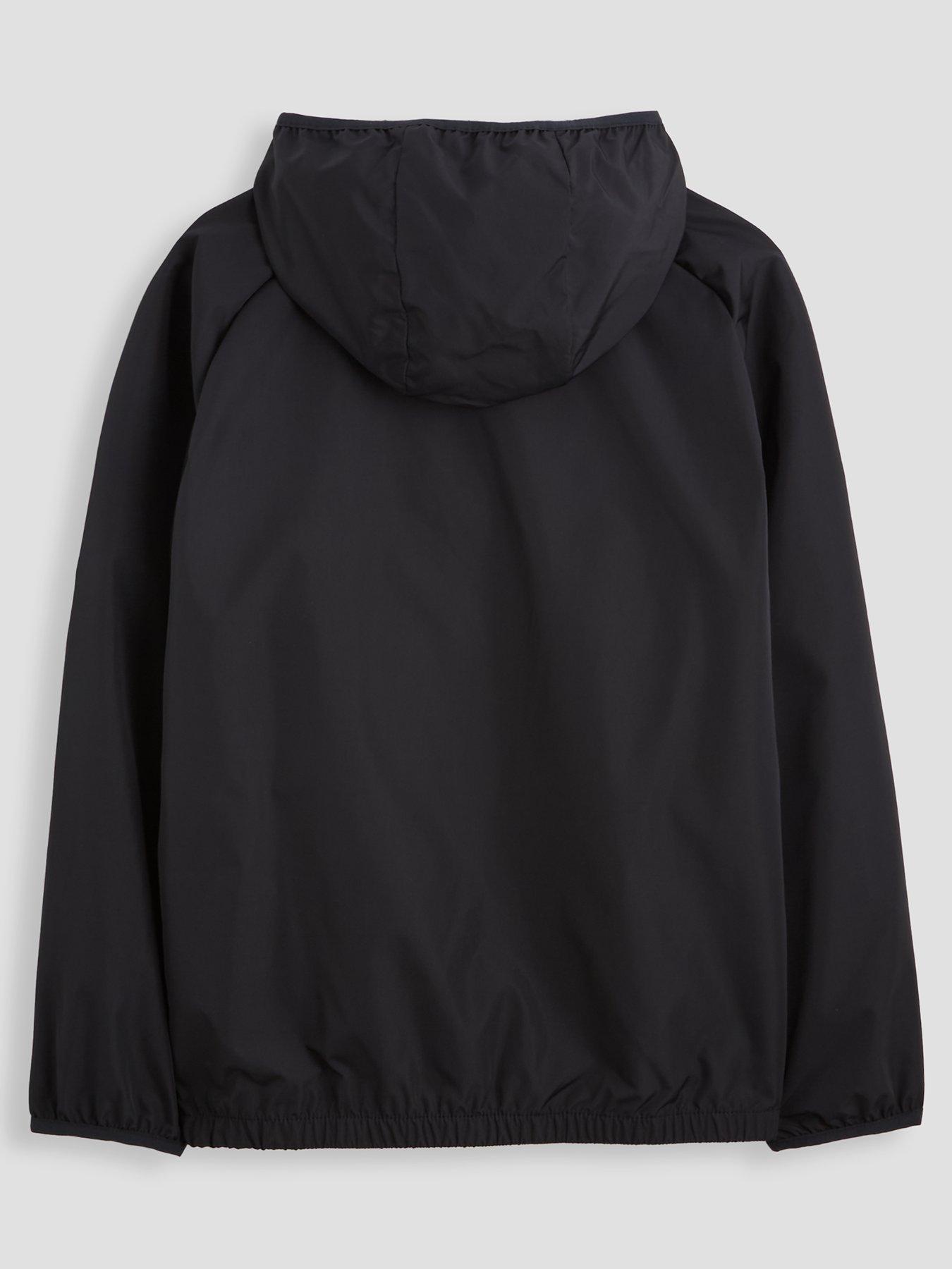  image of ellesse-unisex-garbon-windrunner-jacket-black