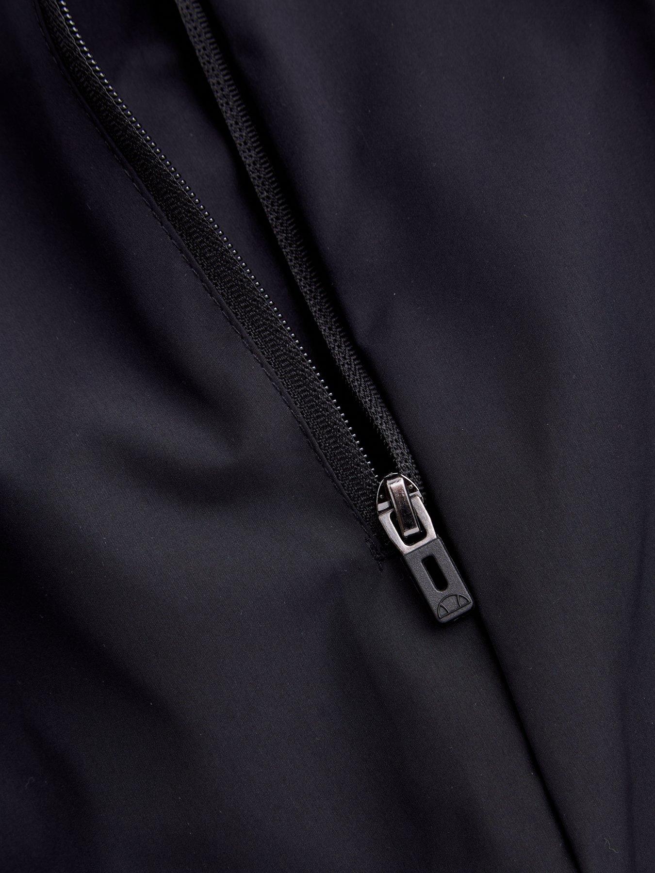  image of ellesse-unisex-garbon-windrunner-jacket-black