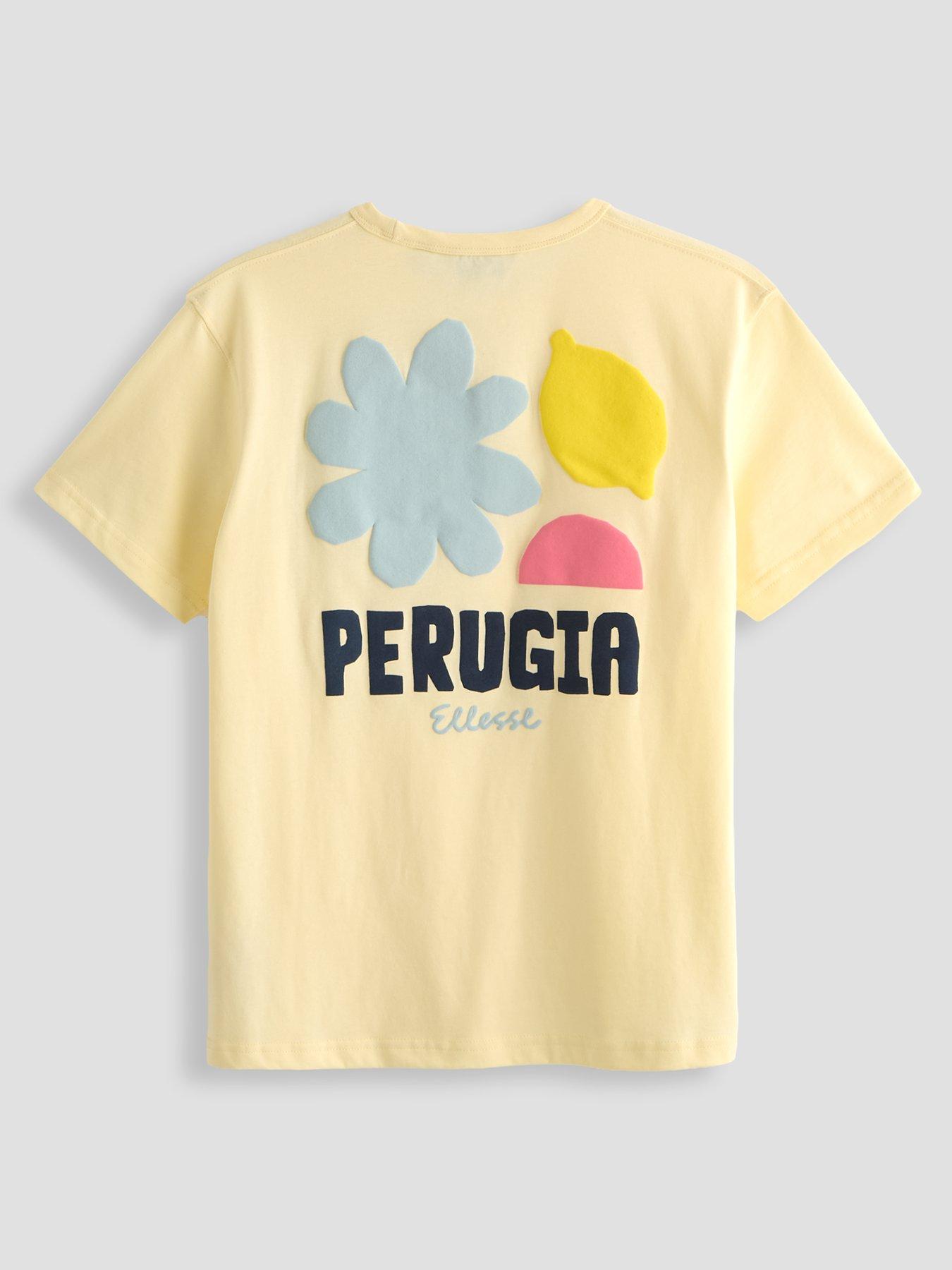back image of ellesse-unisex-fruttas-tee-light-yellow