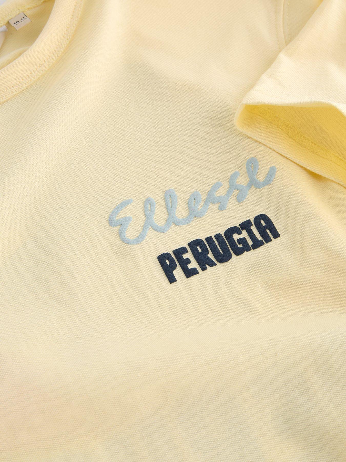 image of ellesse-unisex-fruttas-tee-light-yellow
