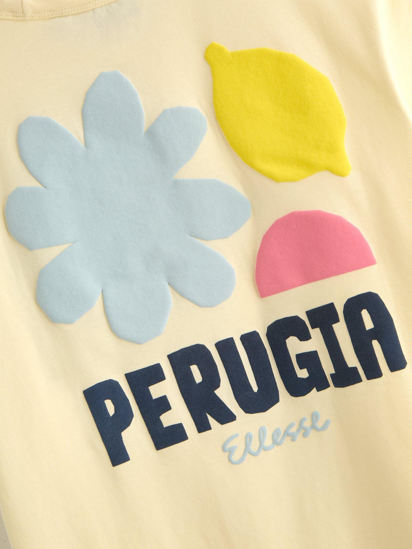 image of ellesse-unisex-fruttas-tee-light-yellow