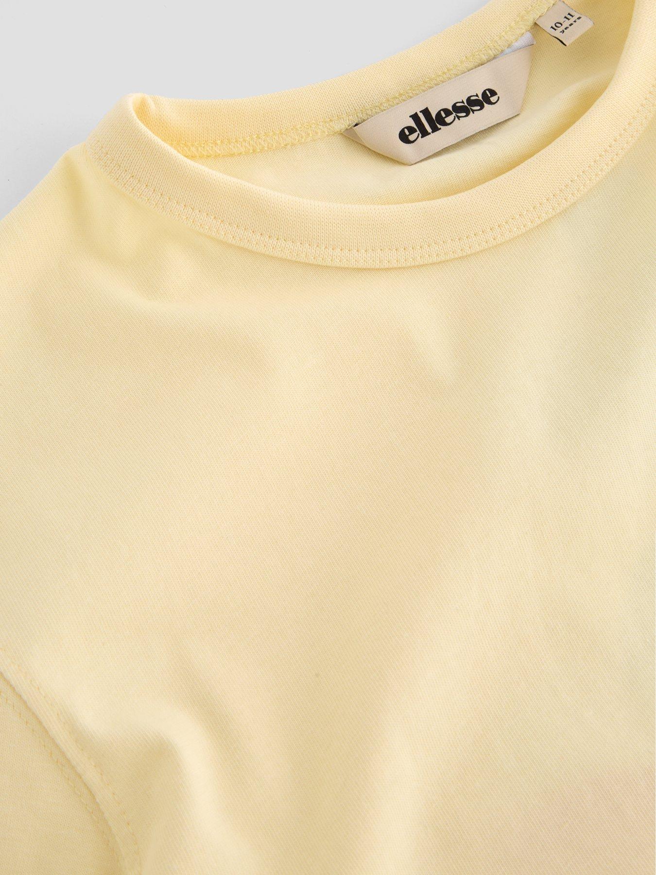  image of ellesse-unisex-fruttas-tee-light-yellow