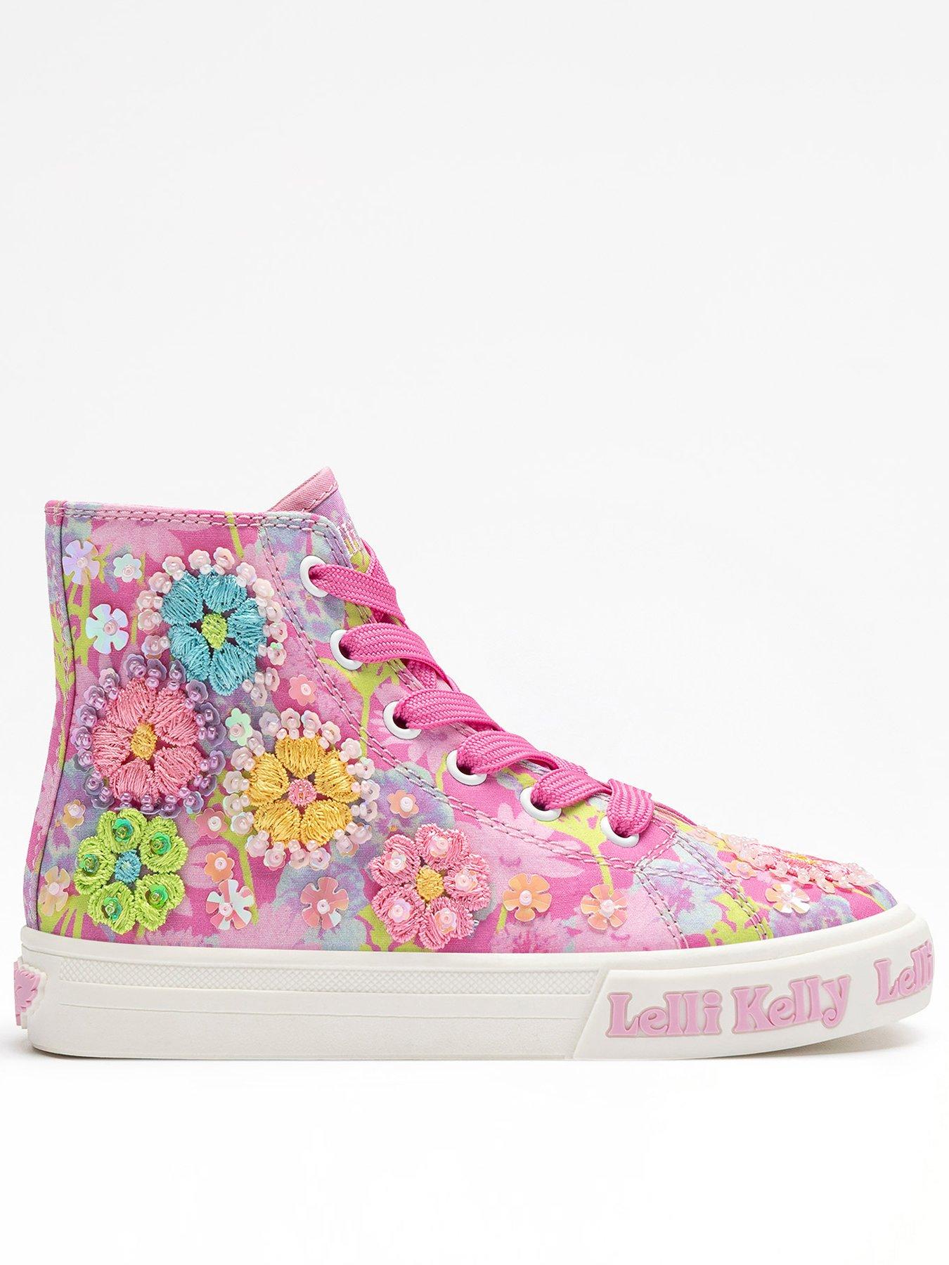 Lelli Kelly Eloise Scarpa Beaded Trainer - Pink