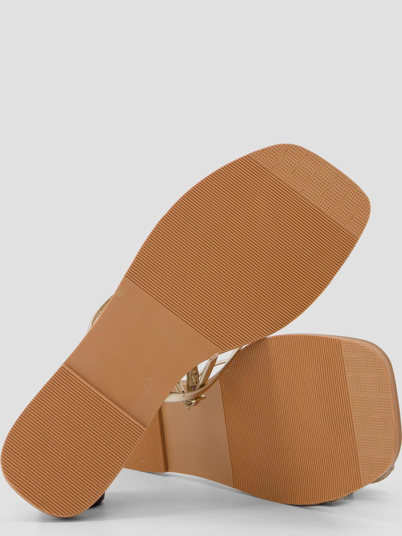 Image 4 of 6 of FREE PEOPLE Magnolia Sandals - Gold