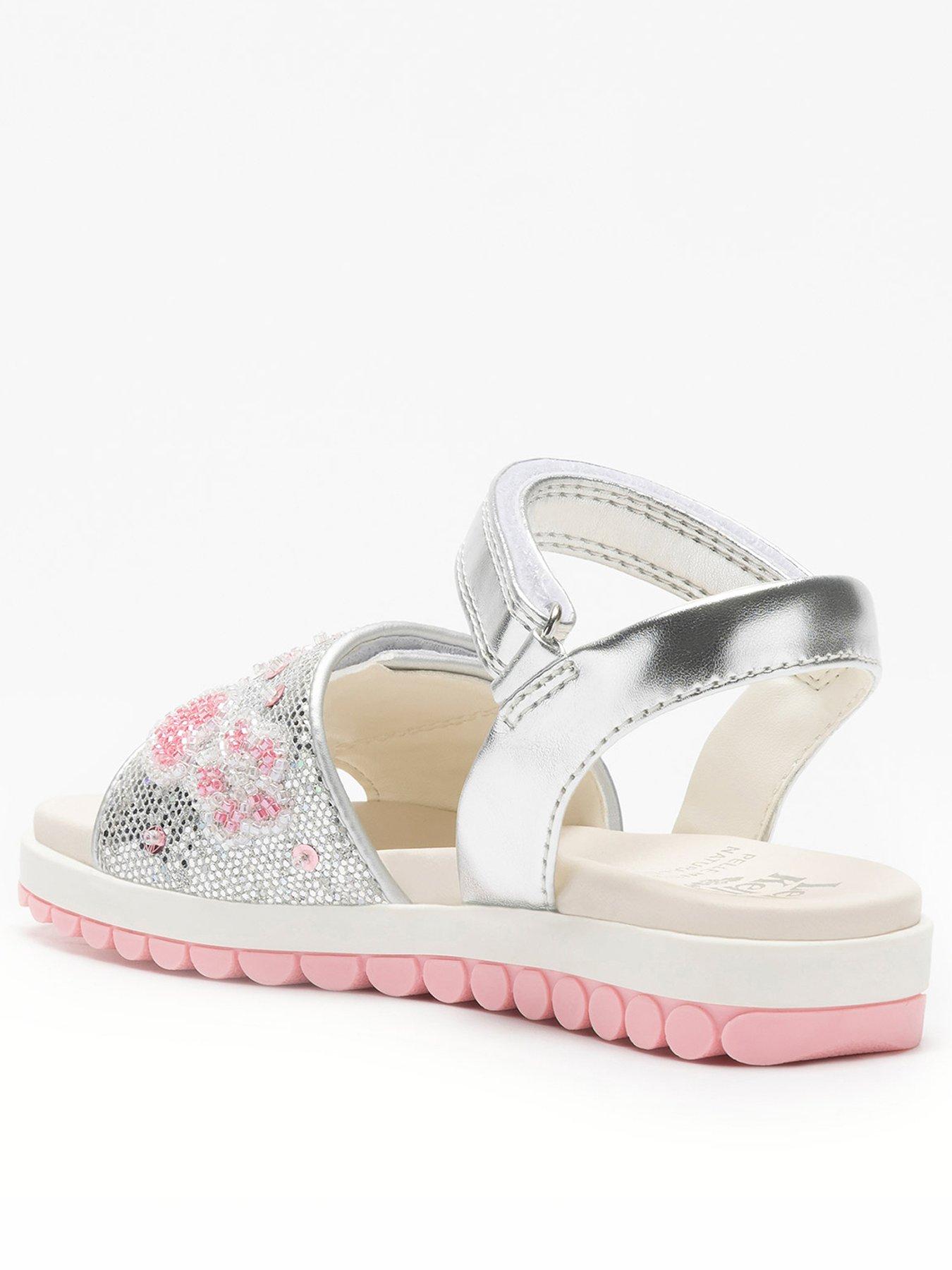 Image 3 of 5 of Lelli Kelly Cressida Beaded Sandal - Silver