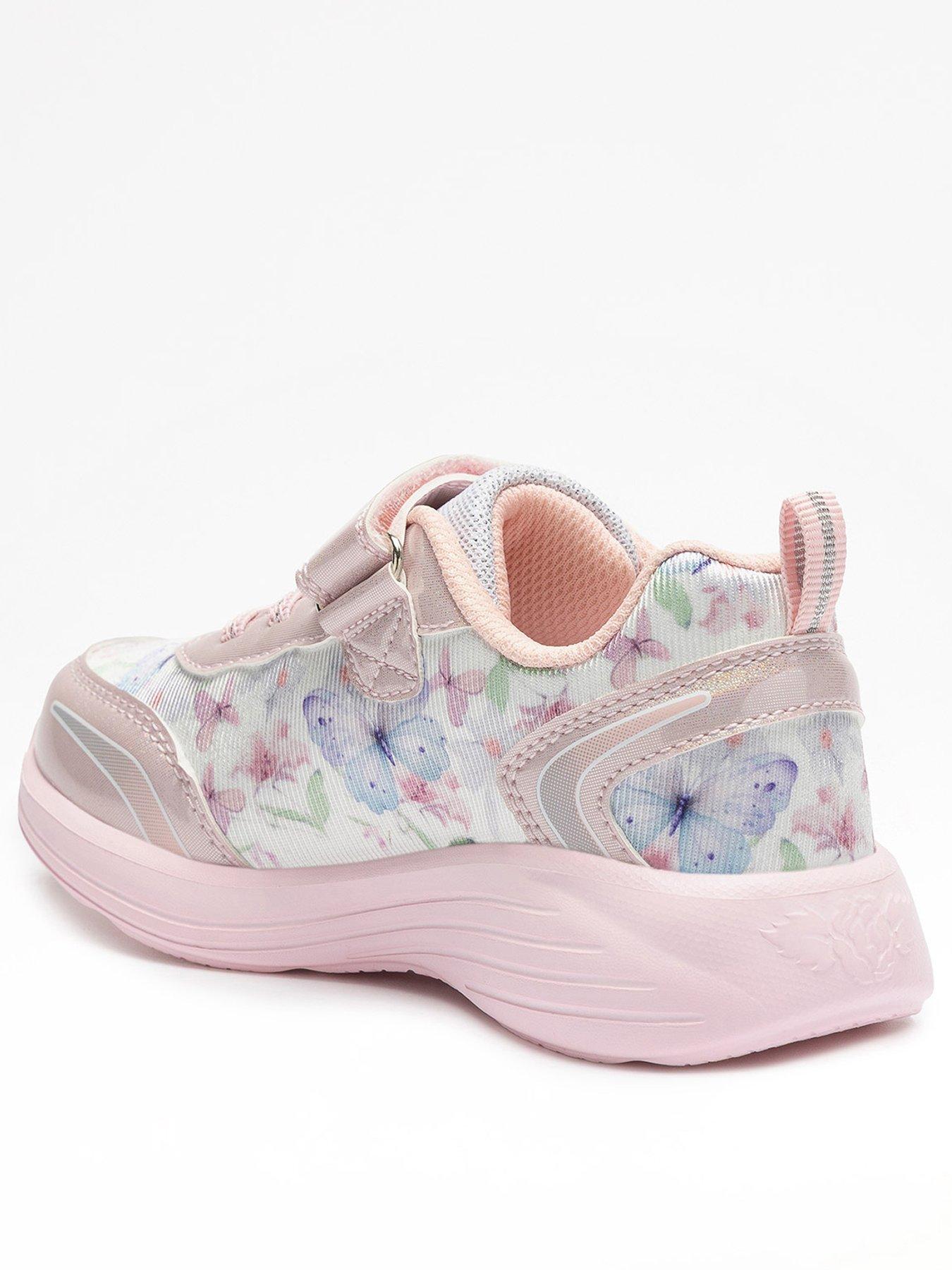 back image of lelli-kelly-flora-scarpa-light-up-trainer-pink
