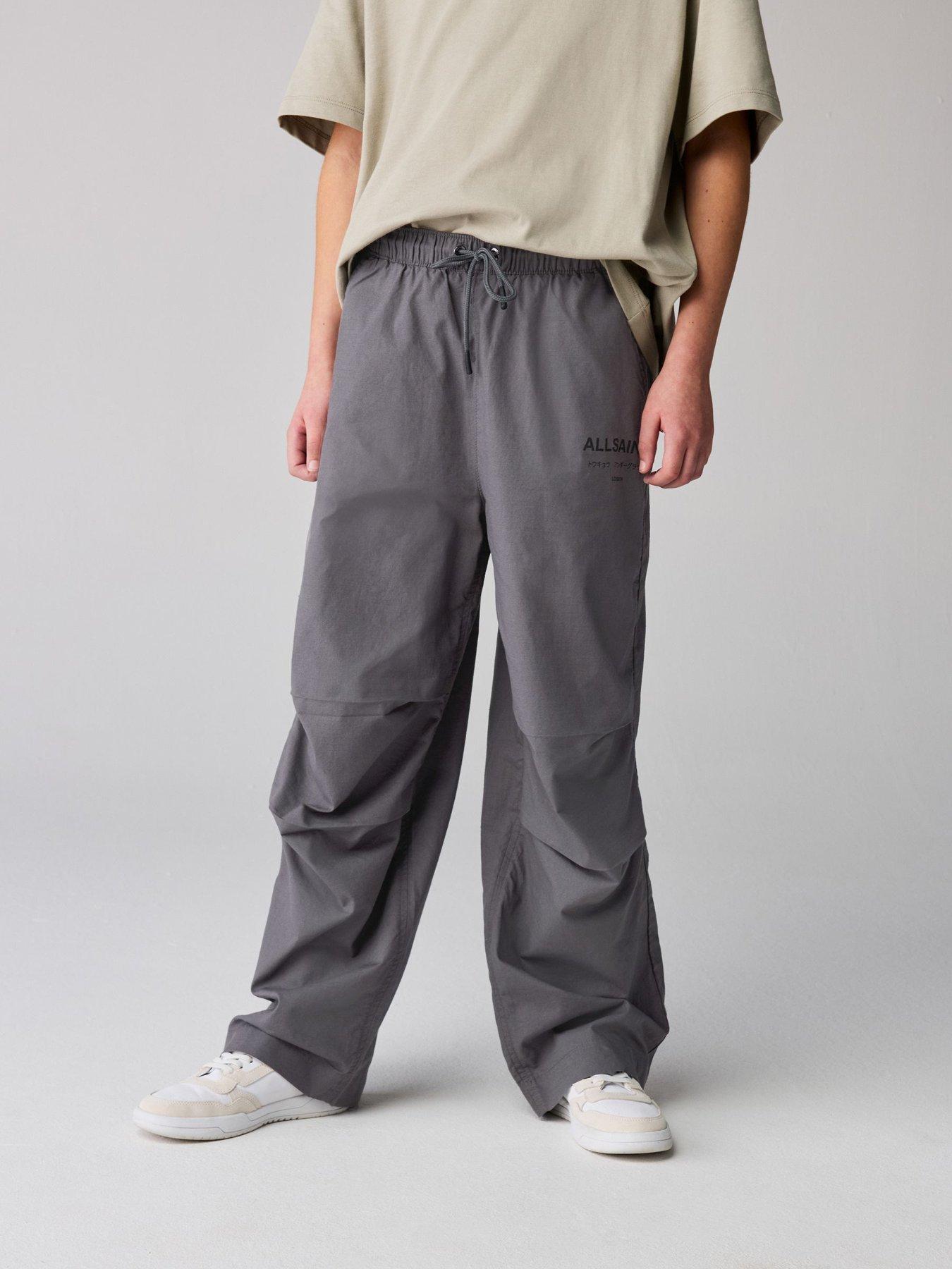 Image 1 of 7 of smALLSAINTS Boys Woven Cargo Trousers - Grey