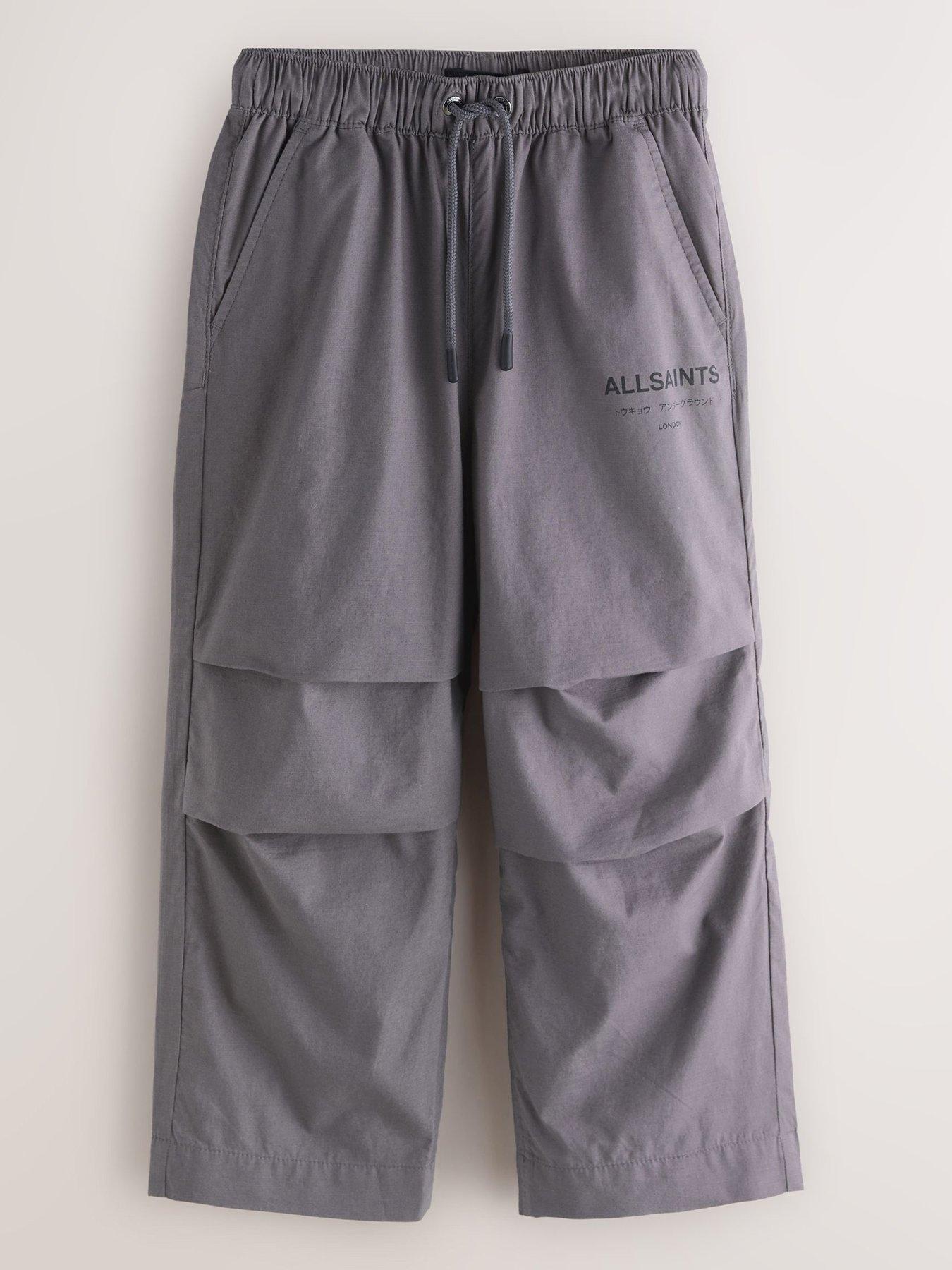 Image 2 of 7 of smALLSAINTS Boys Woven Cargo Trousers - Grey