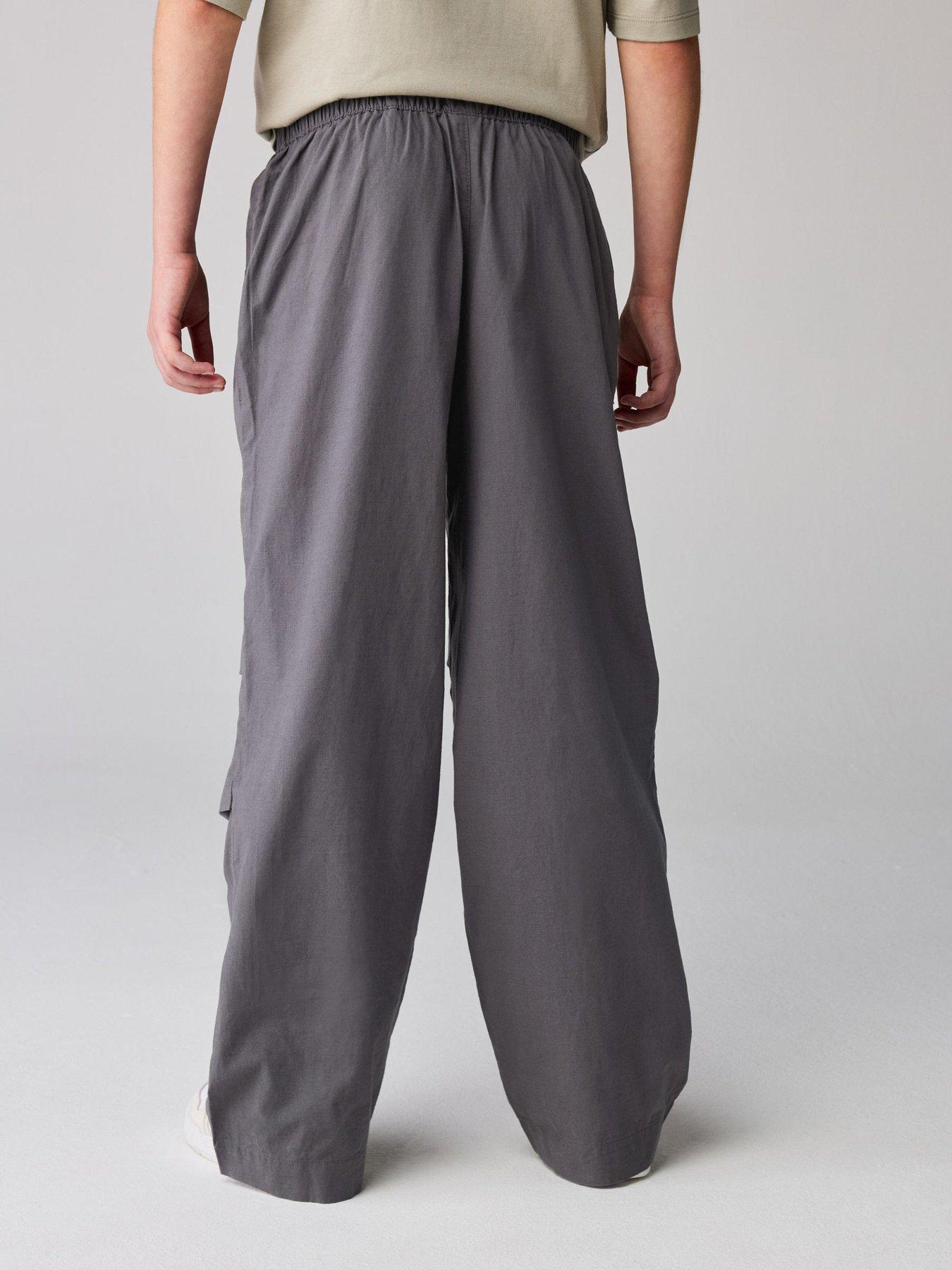 Image 6 of 7 of smALLSAINTS Boys Woven Cargo Trousers - Grey