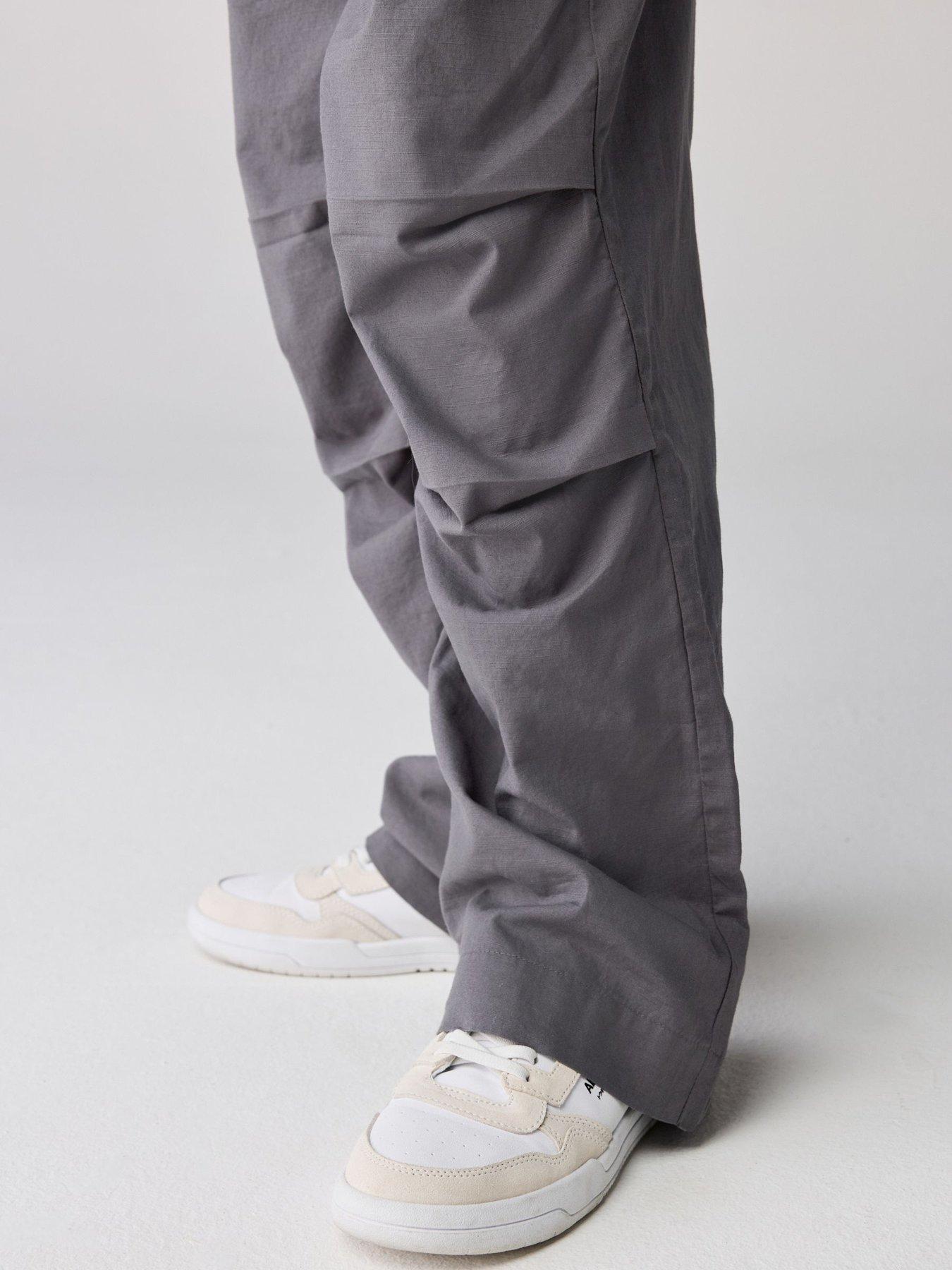 Image 7 of 7 of smALLSAINTS Boys Woven Cargo Trousers - Grey