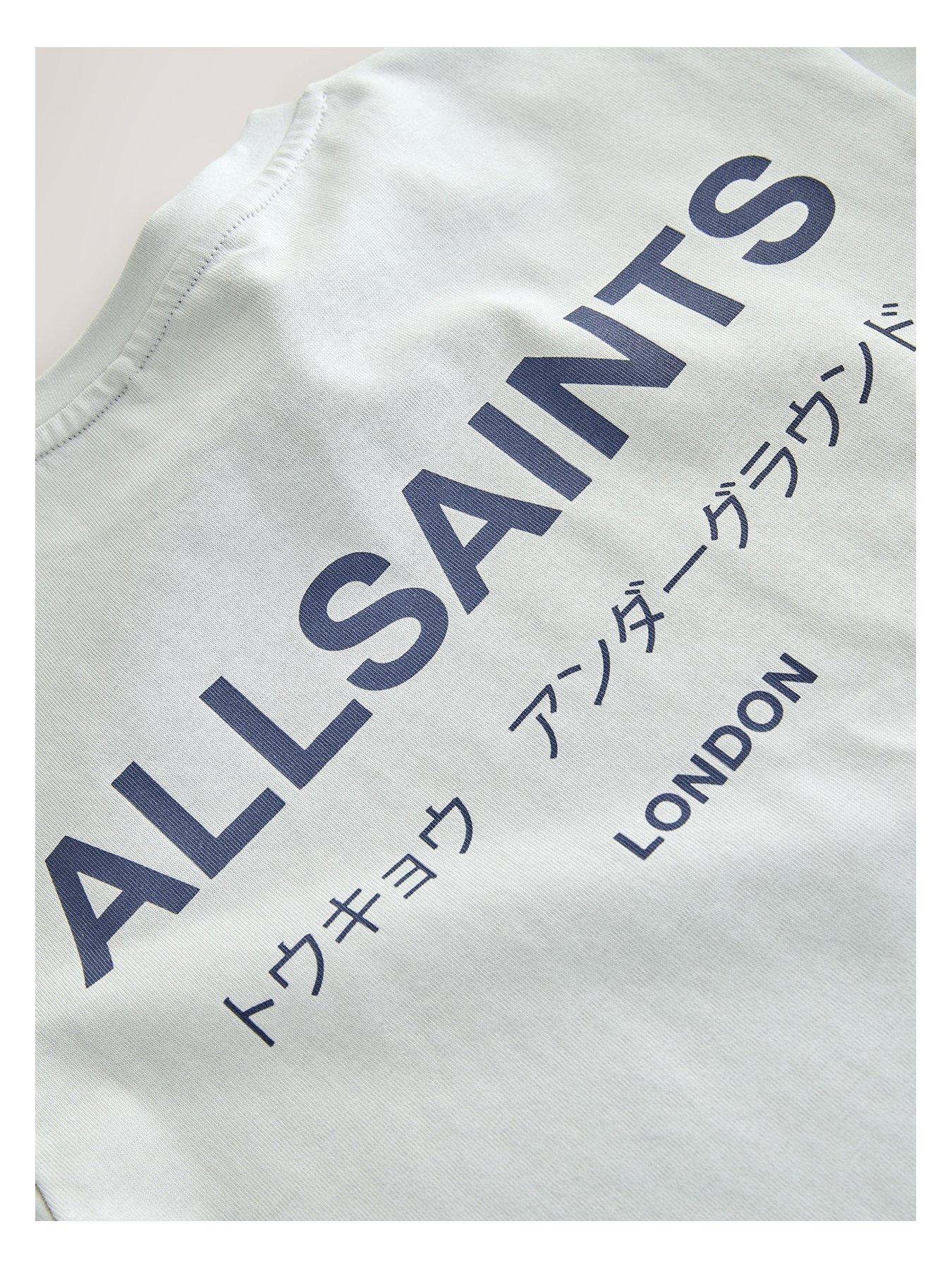 Image 3 of 4 of smALLSAINTS Boys Crew Neck Short Sleeve Logo T-shirt - Grey