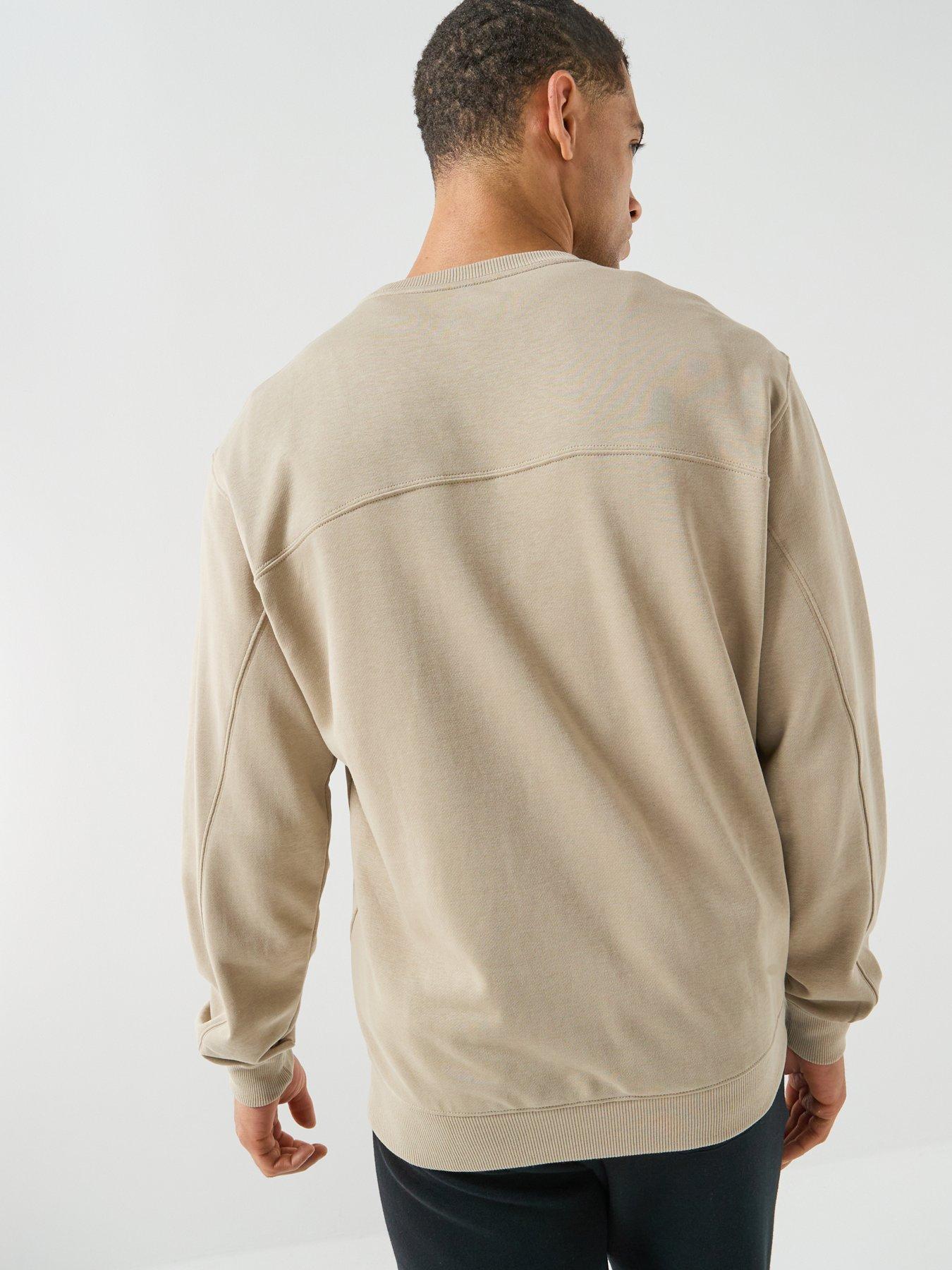  image of under-armour-mens-training-rival-terry-crew-green