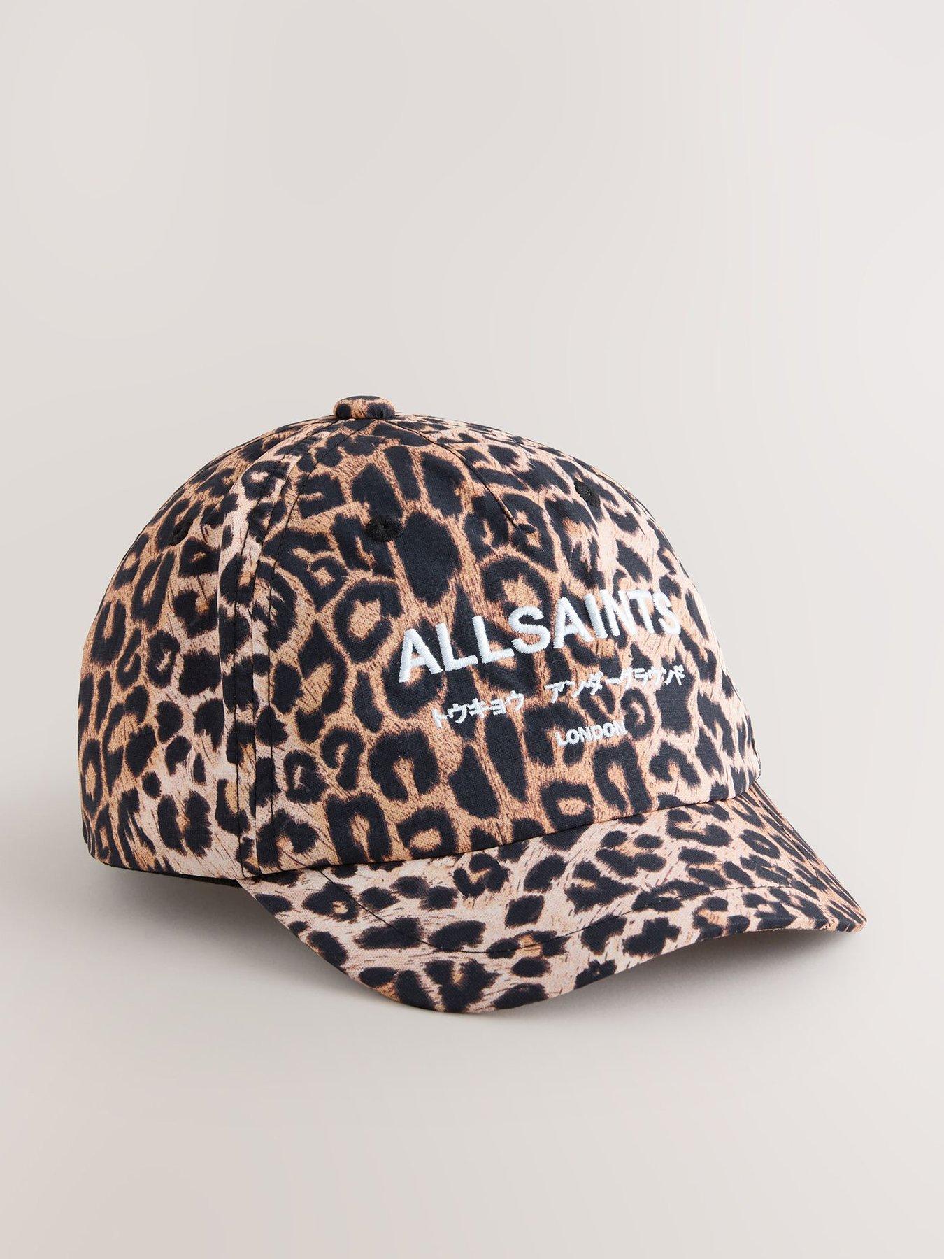 smallsaints-older-girls-logo-leopard-cap-black-brown