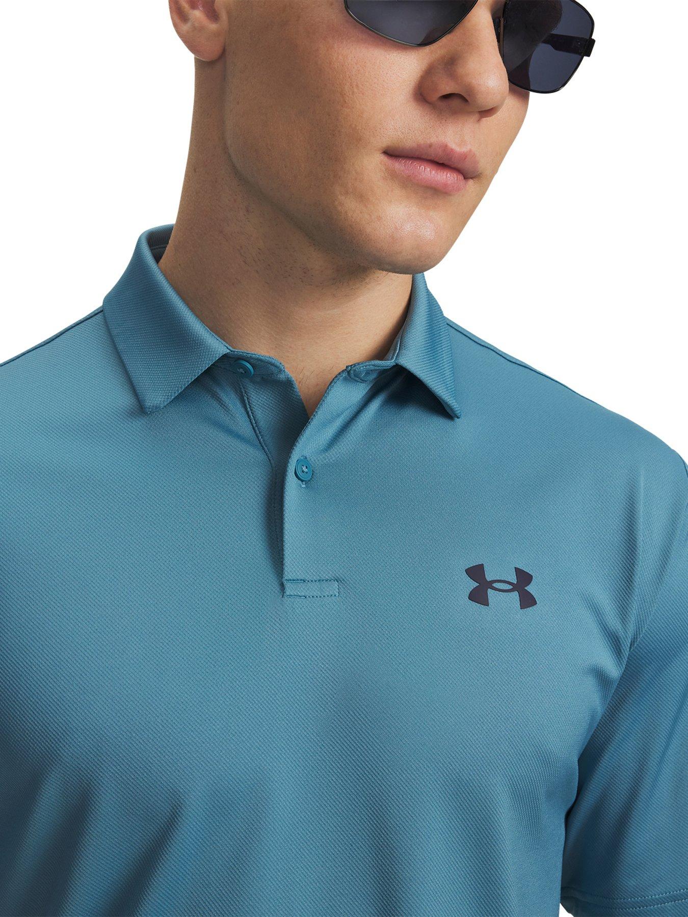 Image 3 of 3 of UNDER ARMOUR Mens Golf Matchplay Short Sleeve Polo - Blue