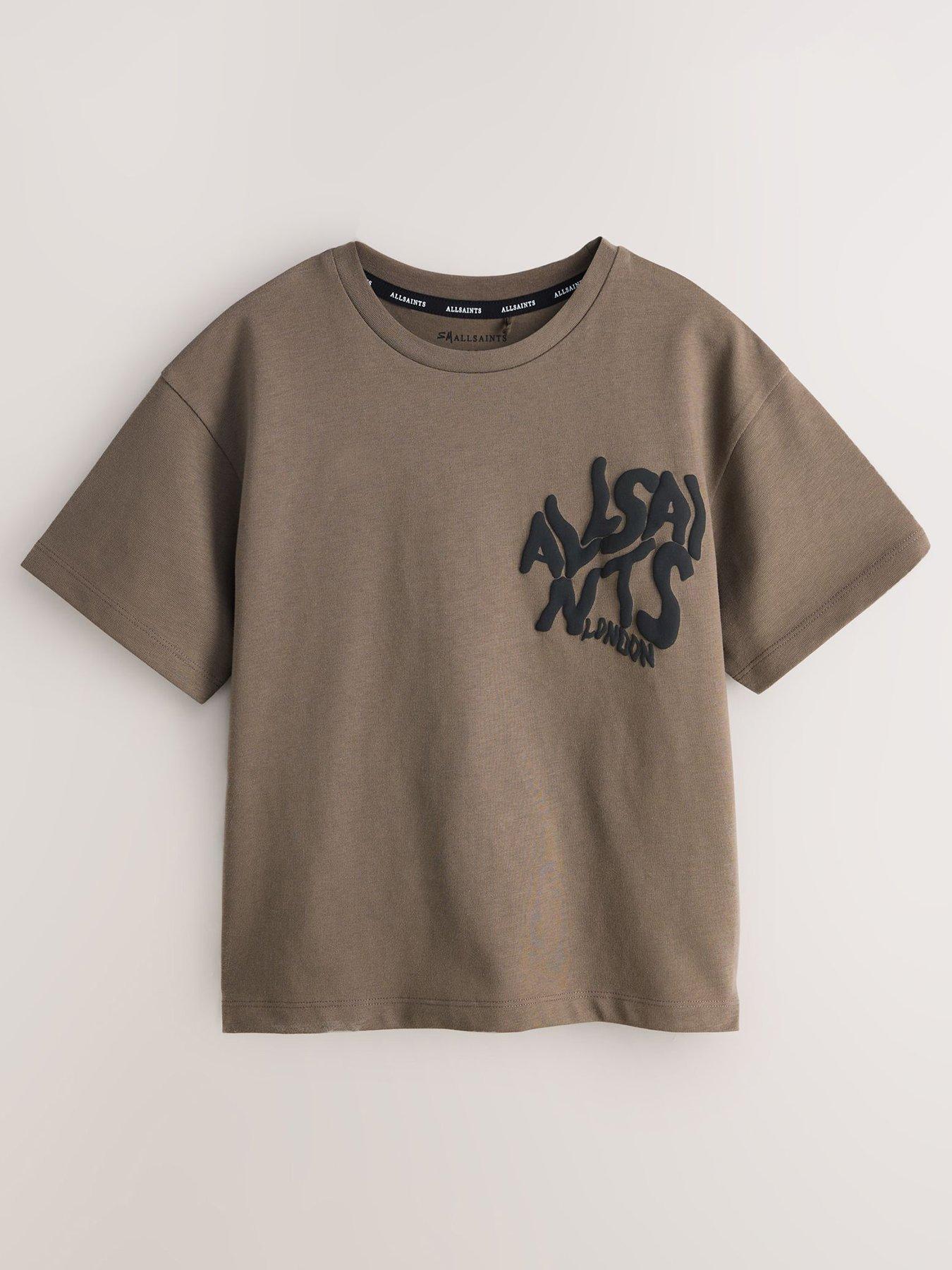 smALLSAINTS Younger Boys Orlando Back Print Short Sleeved T-Shirt - Brown