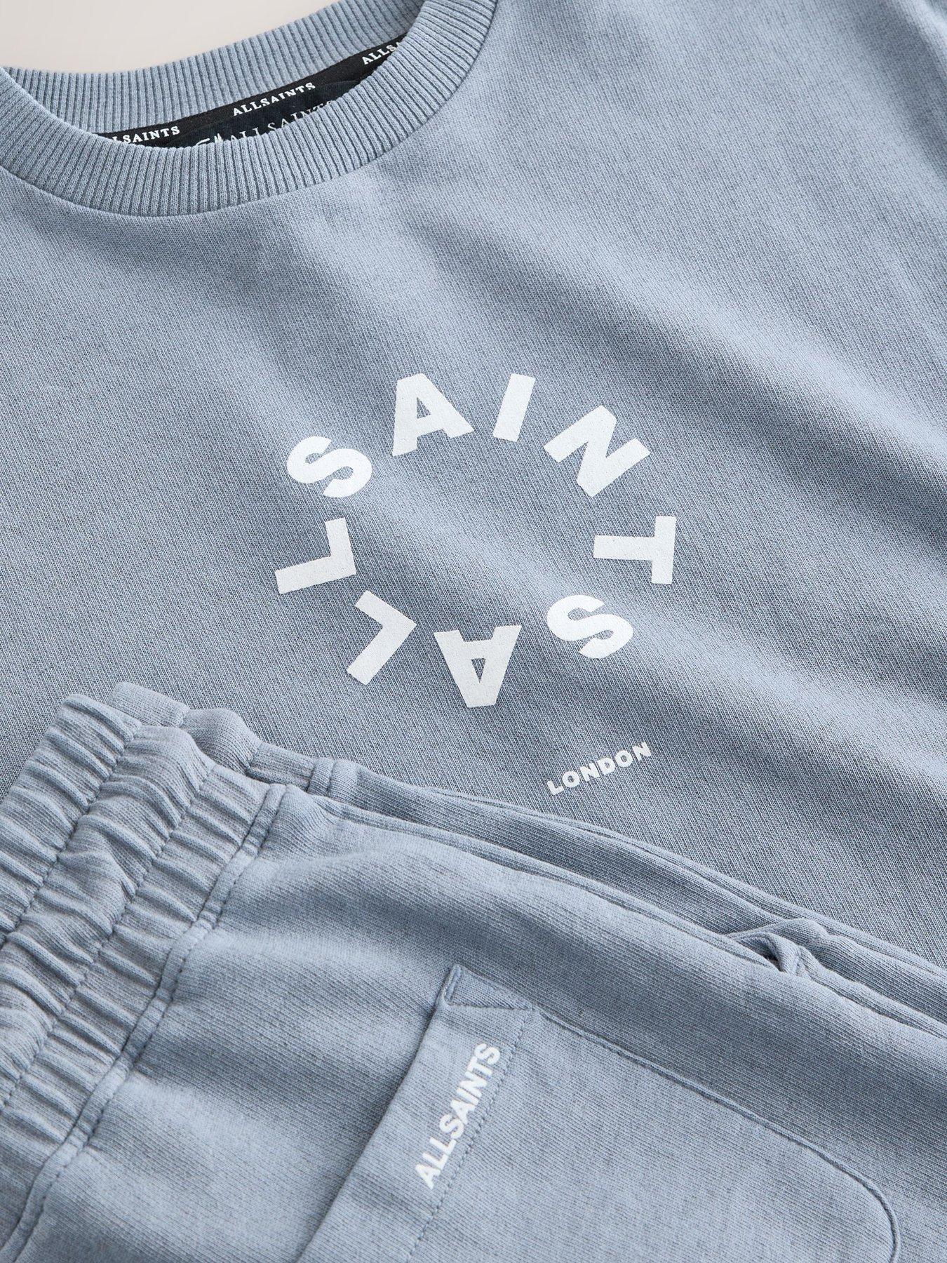 Image 5 of 7 of smALLSAINTS Boys Tierra Wash T-Shirt &amp; Short Set - Blue
