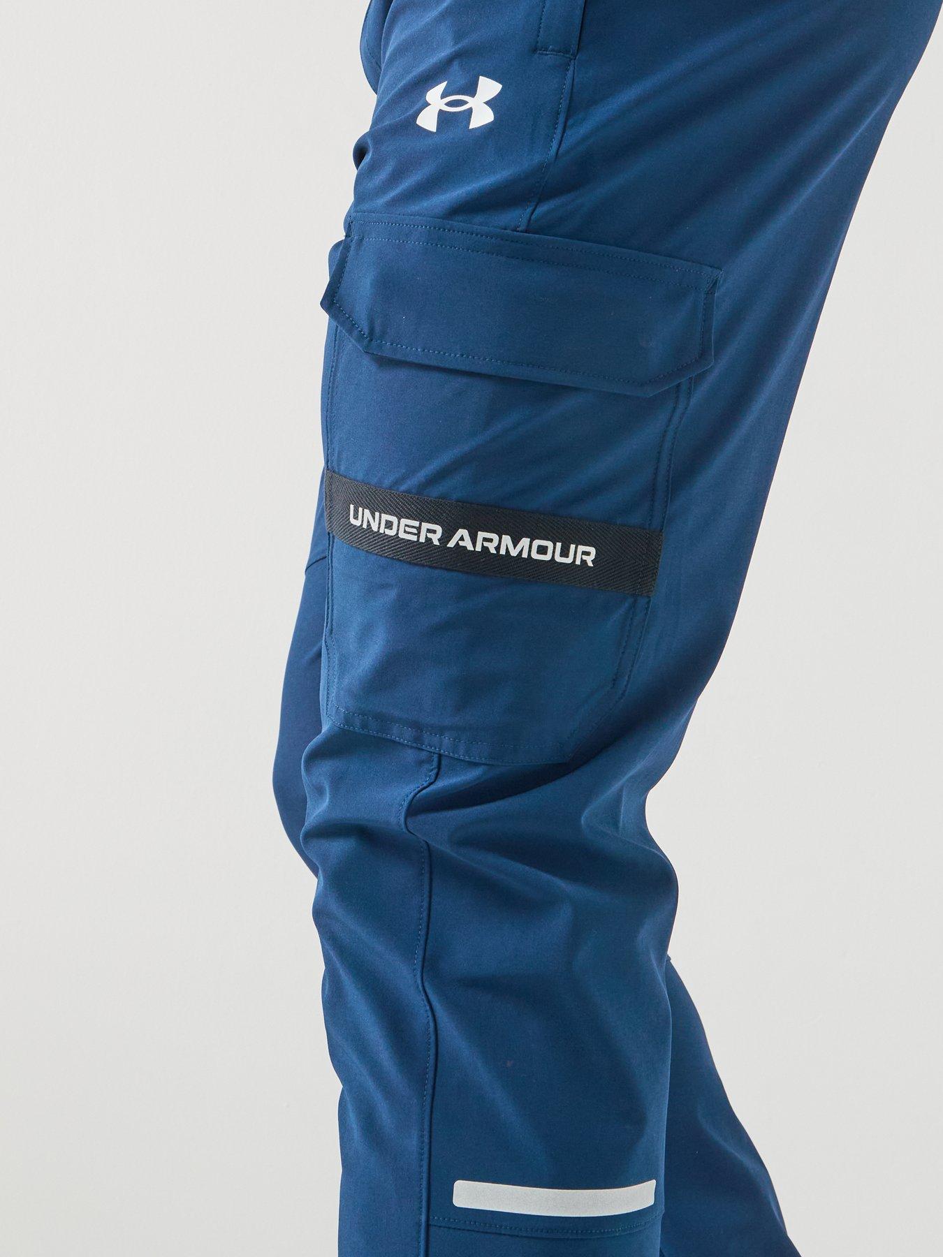 Image 4 of 5 of UNDER ARMOUR Mens Training Tech Utility Trousers - Navy