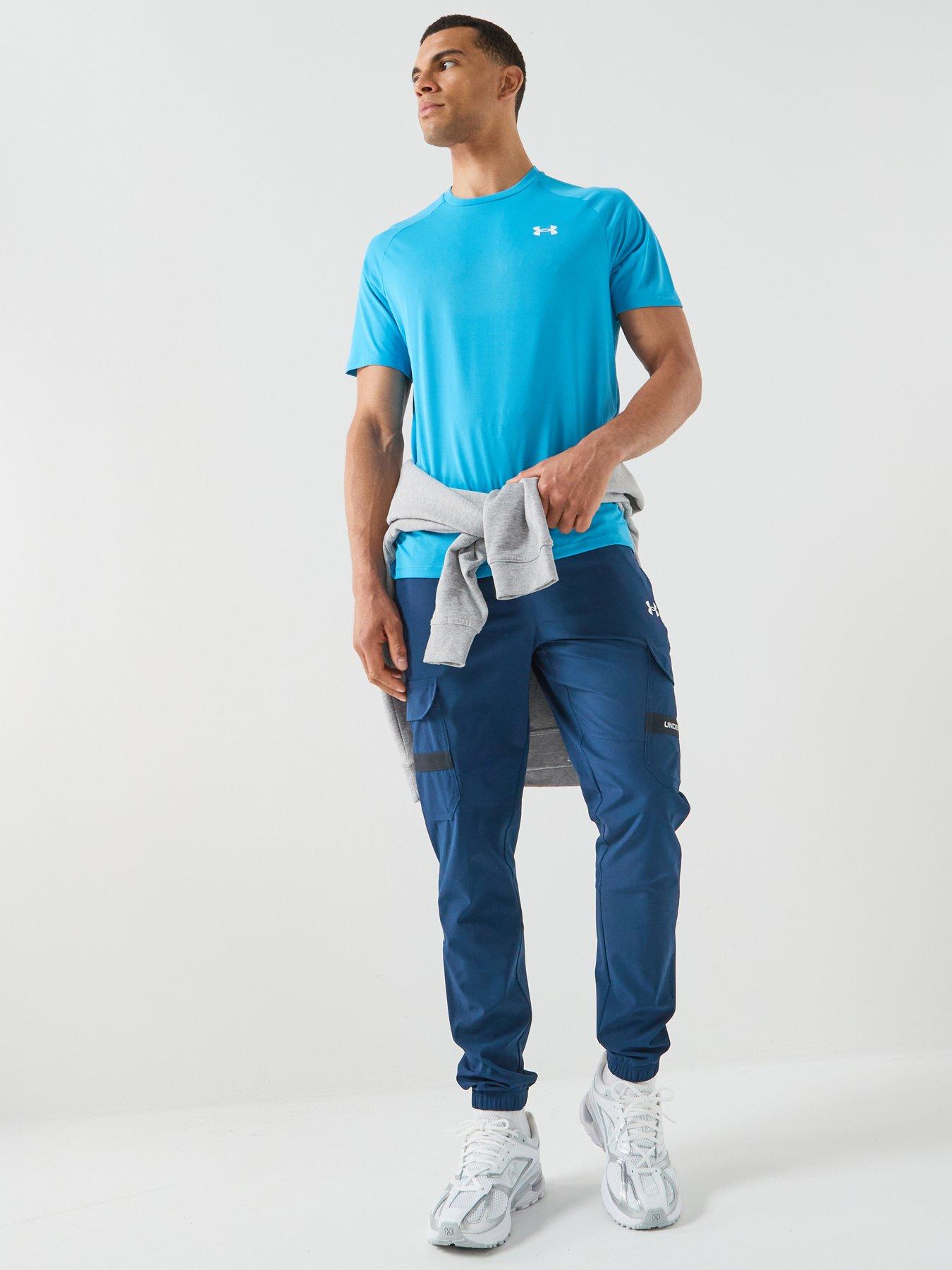 Image 3 of 6 of UNDER ARMOUR Mens Training Tech Short Sleeve Crew - Blue