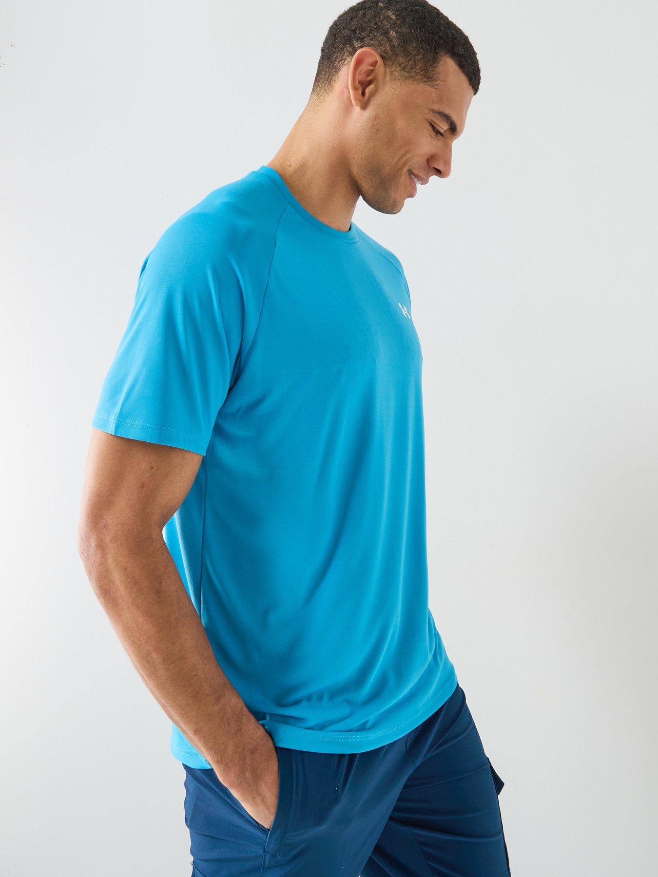 Image 6 of 6 of UNDER ARMOUR Mens Training Tech Short Sleeve Crew - Blue