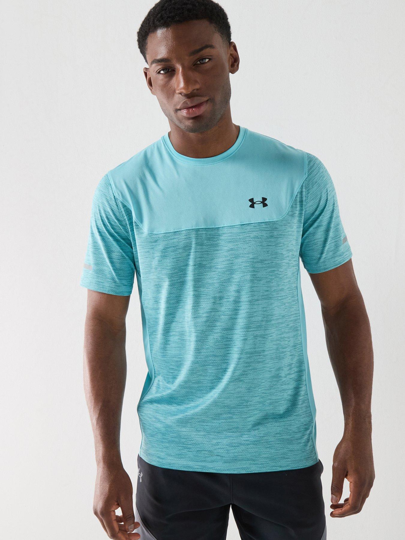 UNDER ARMOUR Mens Training Tech Utility Short Sleeve T-shirt - Blue