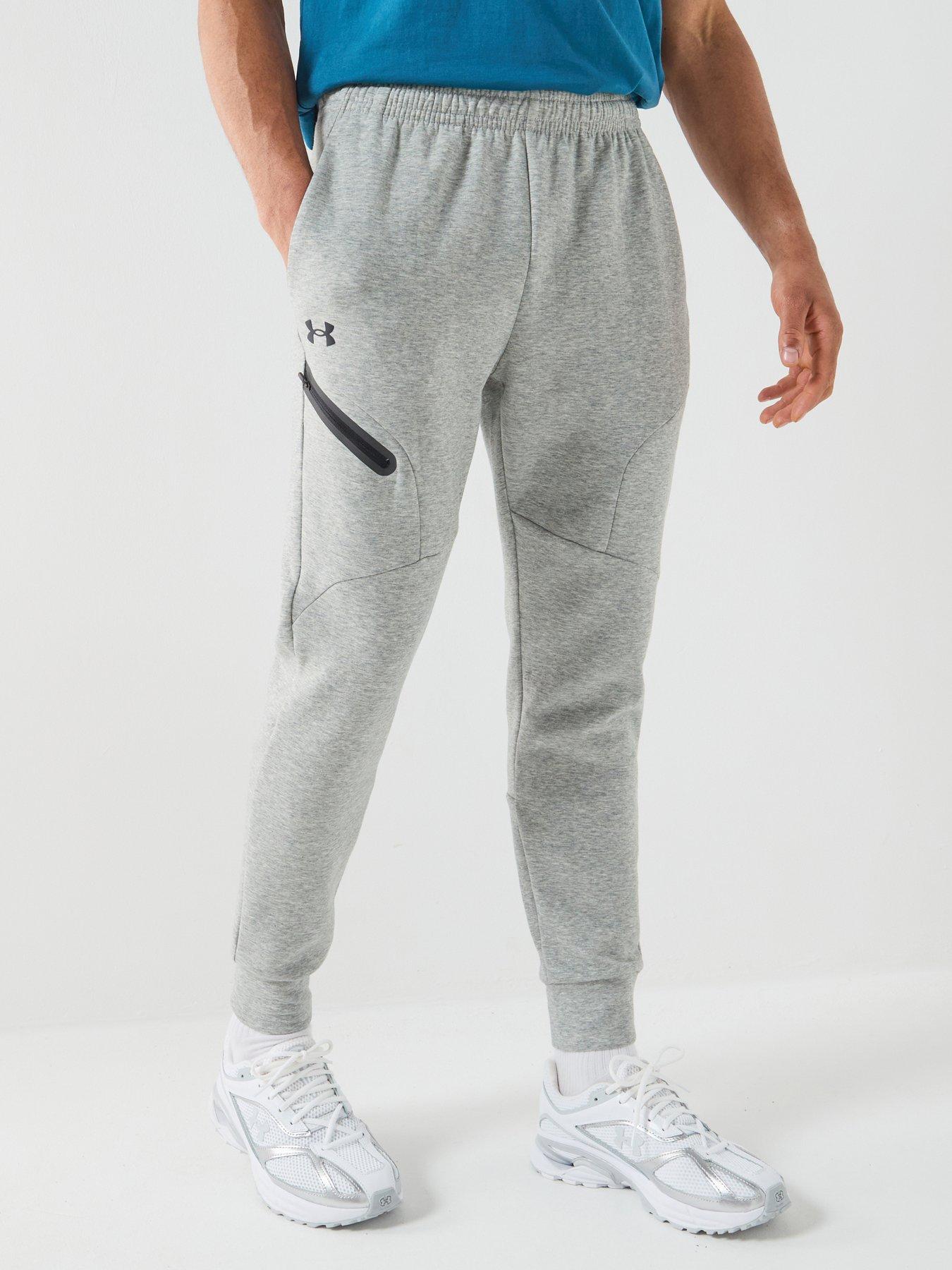 UNDER ARMOUR Mens Training Unstoppable Fleece Jogger - Grey