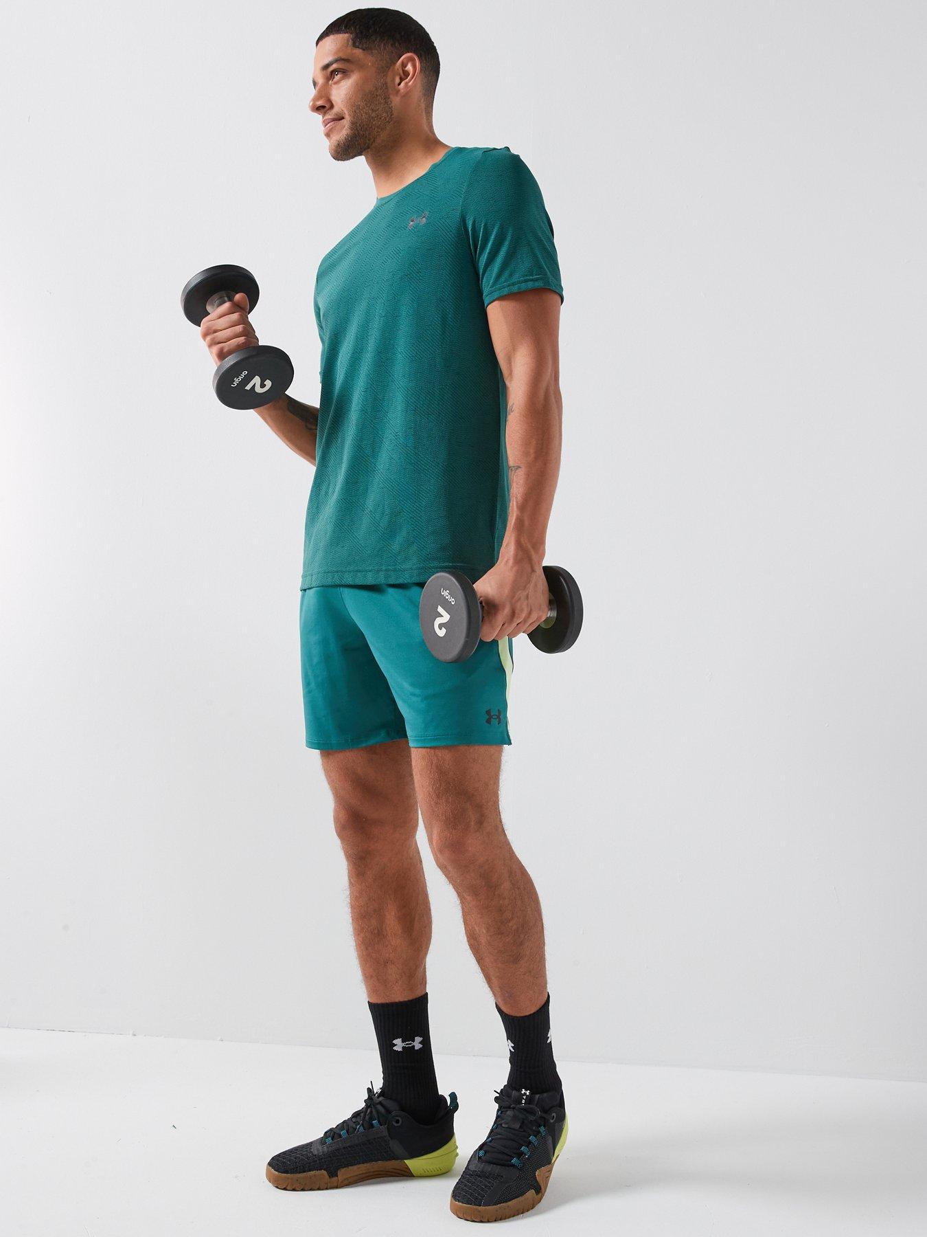  image of under-armour-mens-training-tech-vent-short-green