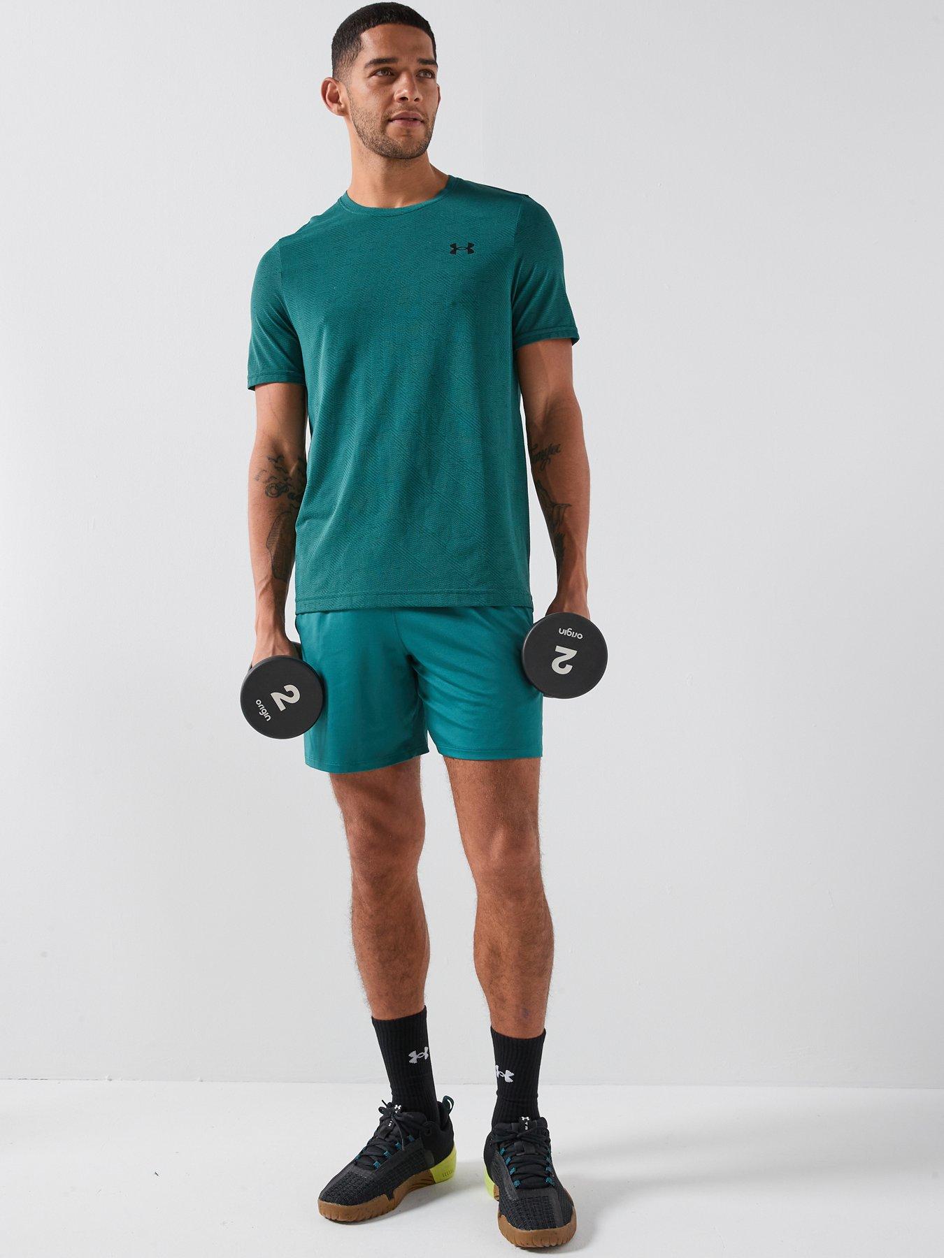  image of under-armour-mens-training-tech-vent-short-green