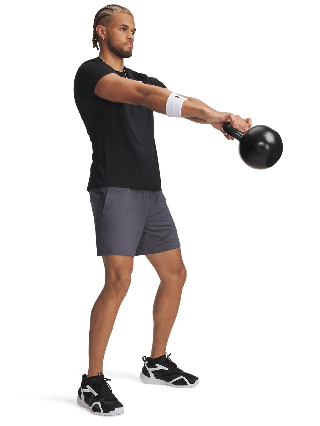  image of under-armour-mens-training-tech-vent-short-grey