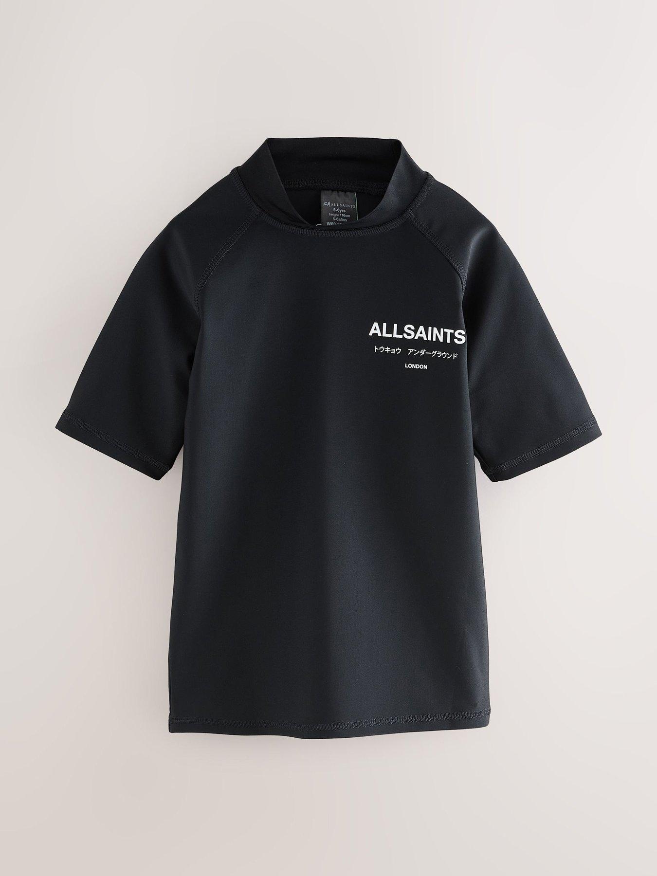 smALLSAINTS Older Boys Underground Rash Vest - Black