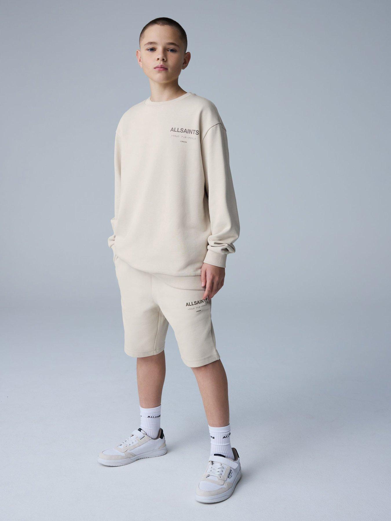 Image 3 of 7 of smALLSAINTS Older Boys Underground Sweatshirt - Beige