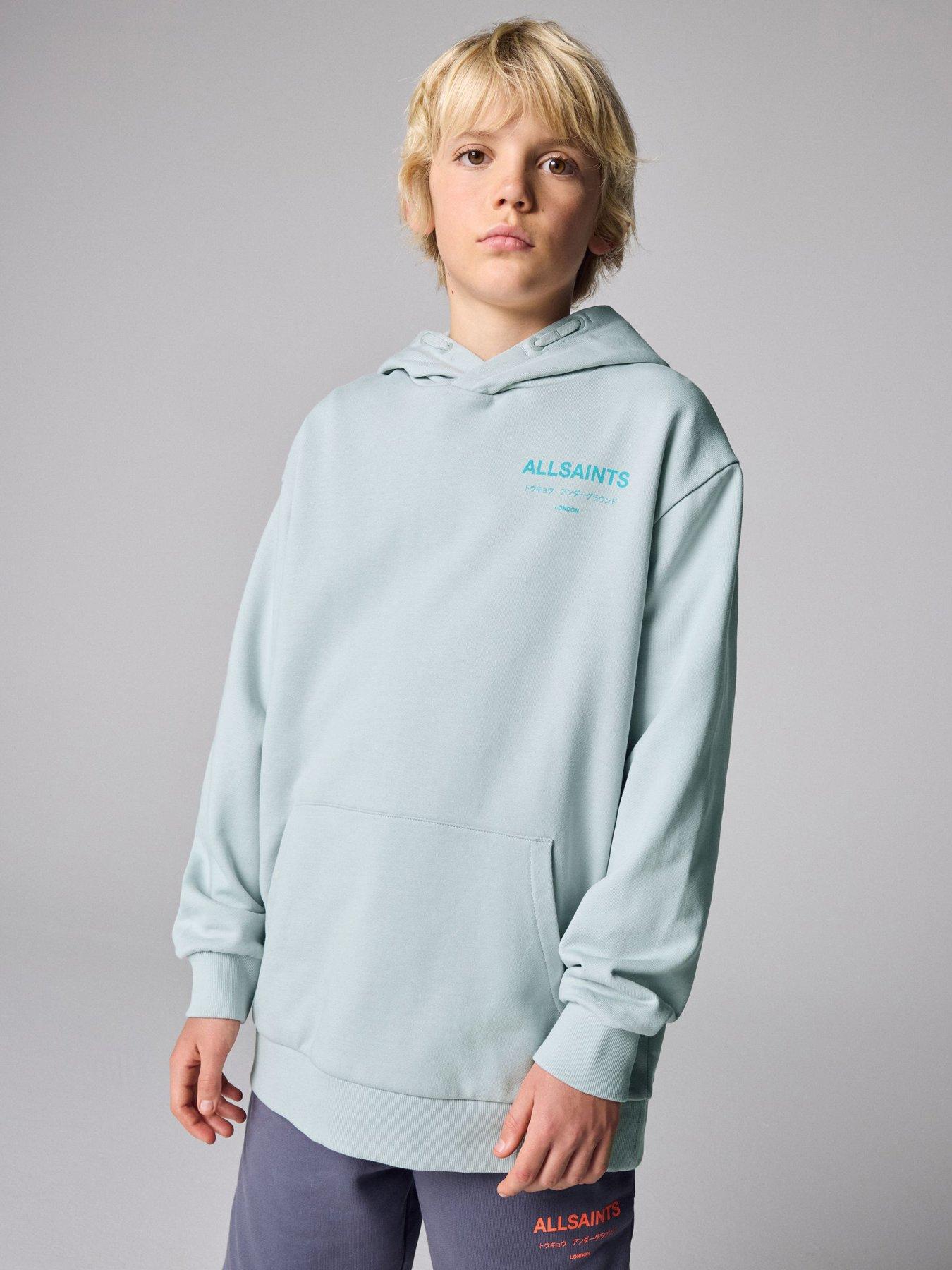 smALLSAINTS Boys Underground Long Sleeved Hoodie - Light Blue