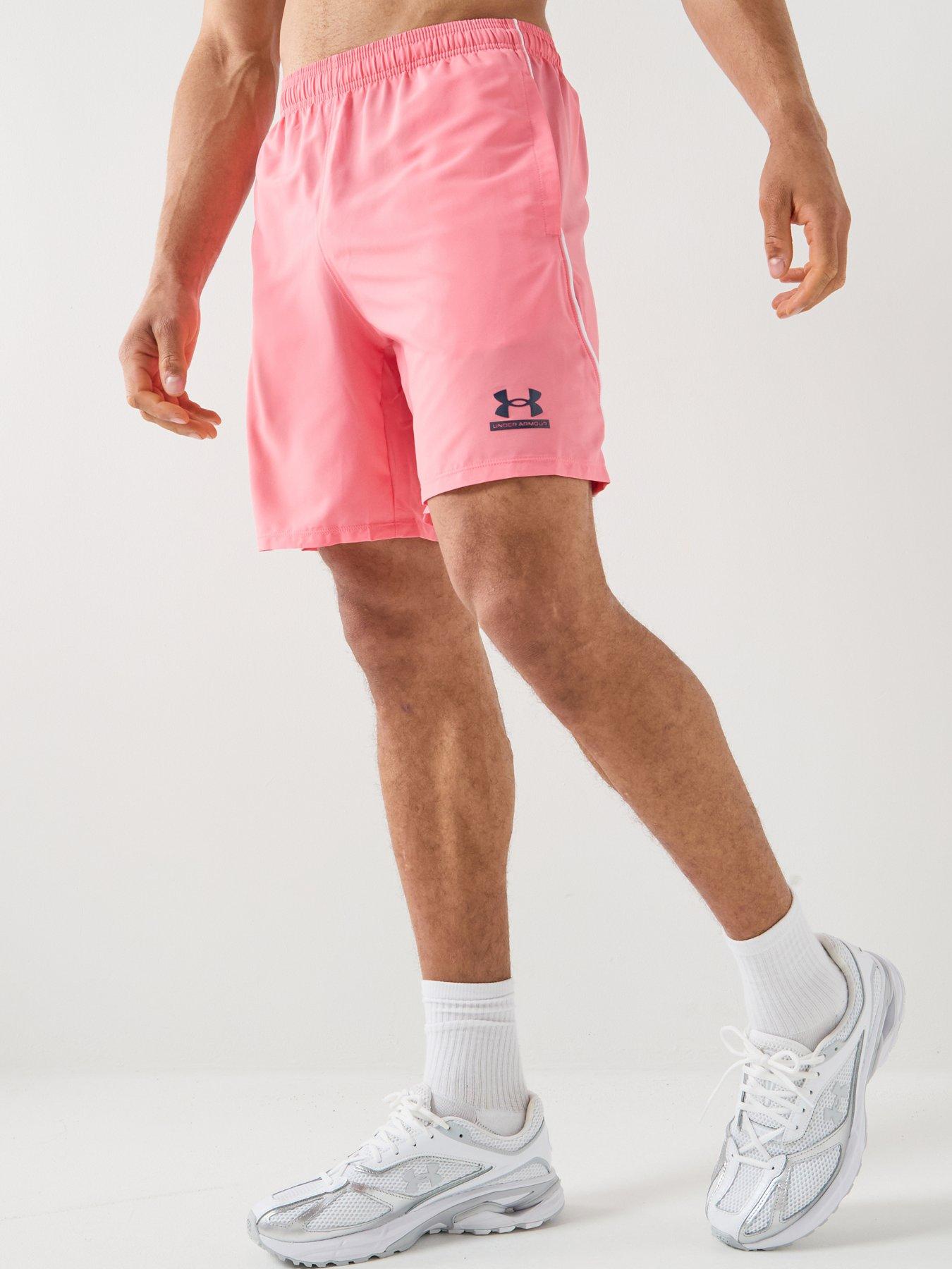 UNDER ARMOUR Mens Training Tech Short - Pink