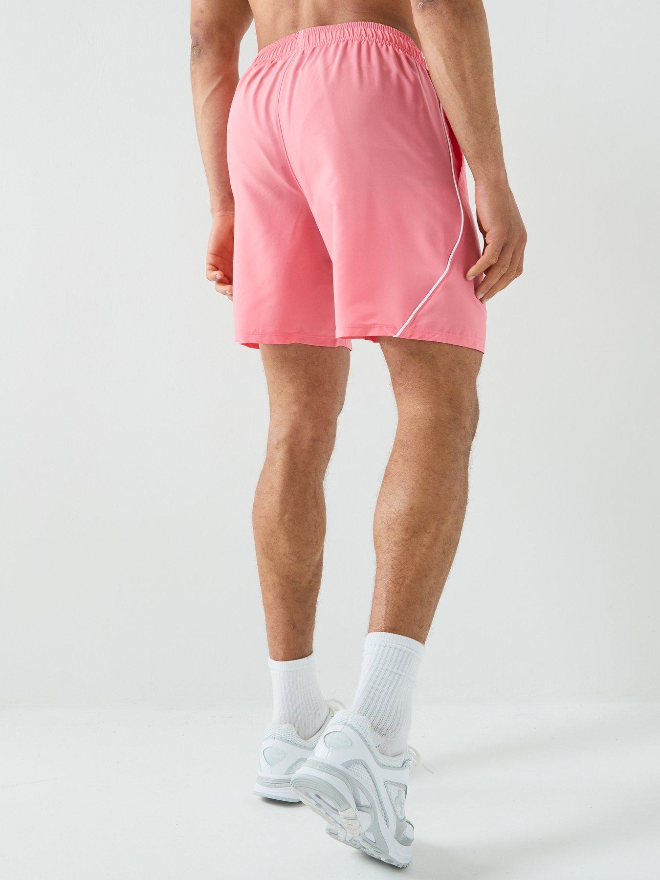  image of under-armour-mens-training-tech-short-pink